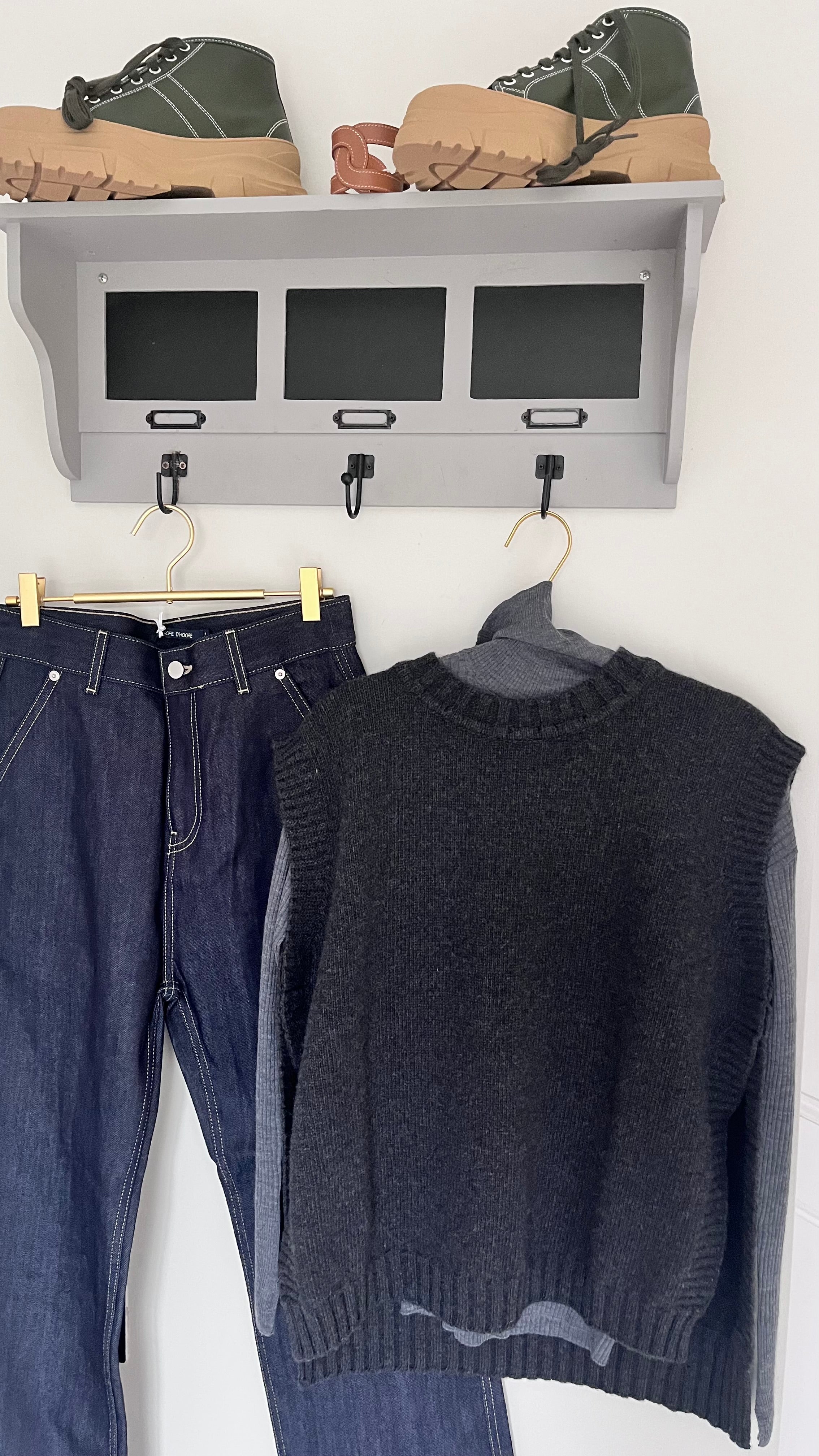 Rialto48 Sleeveless Jumper in Grey - SKULPT Dublin