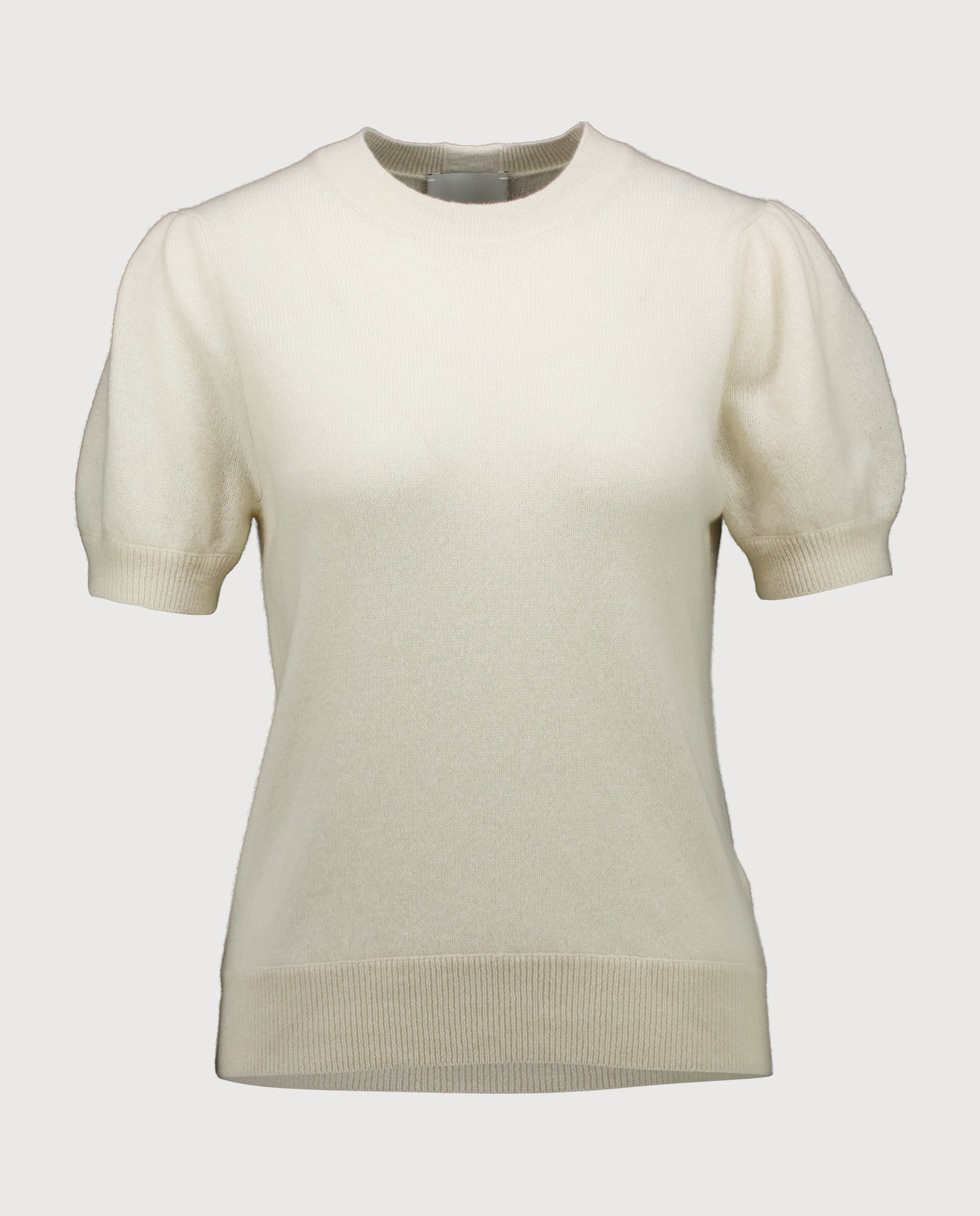 Allude Short Sleeve Cashmere Jumper in Navy - SKULPT Dublin