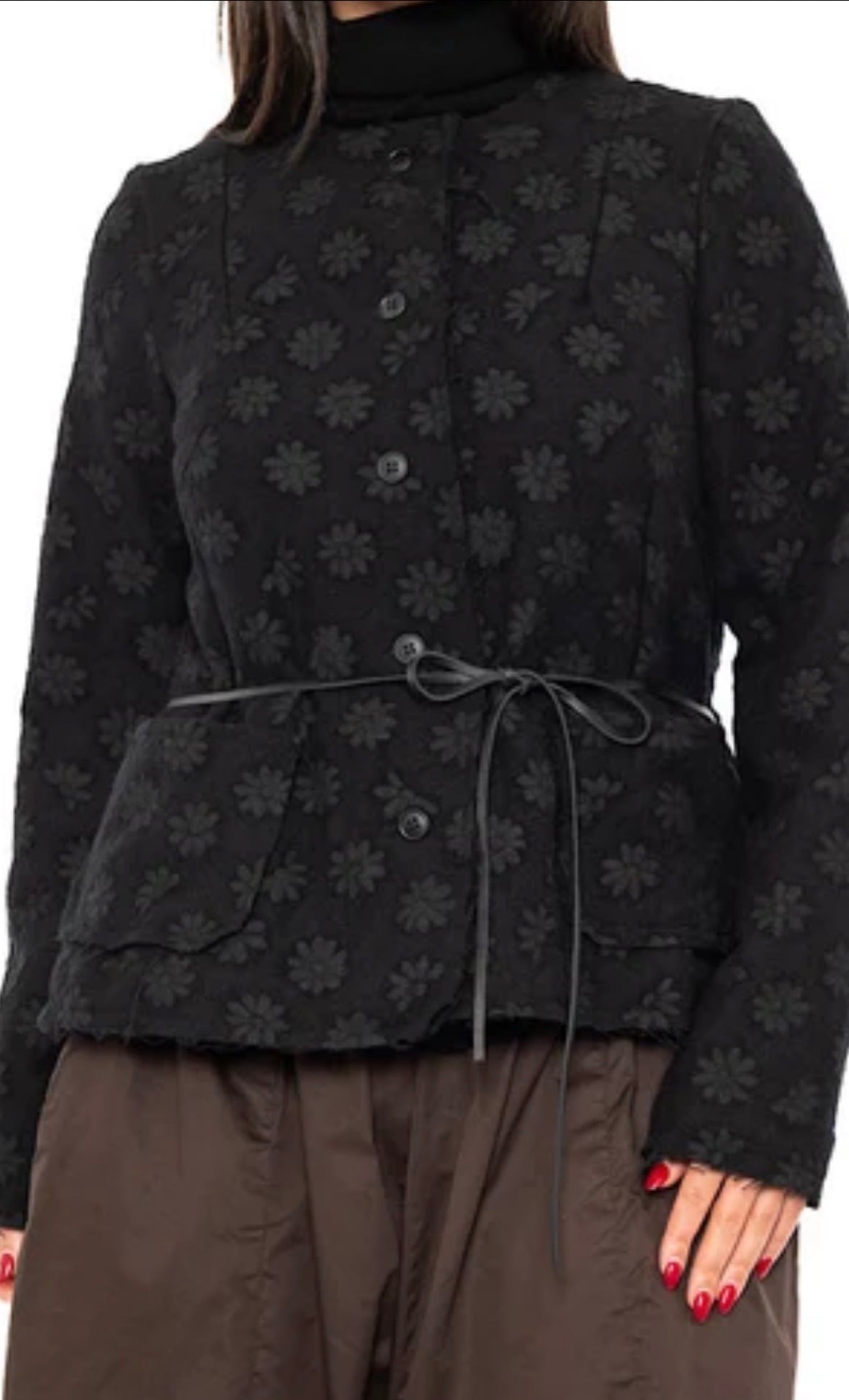 Manuelle Guibal Floral Jacquard Jacket