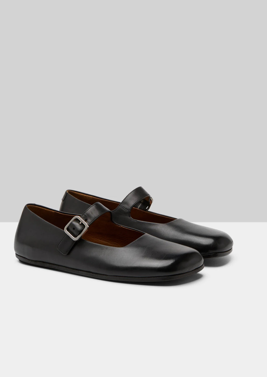 Marsell Ballerina Shoes in Navy - SKULPT Dublin