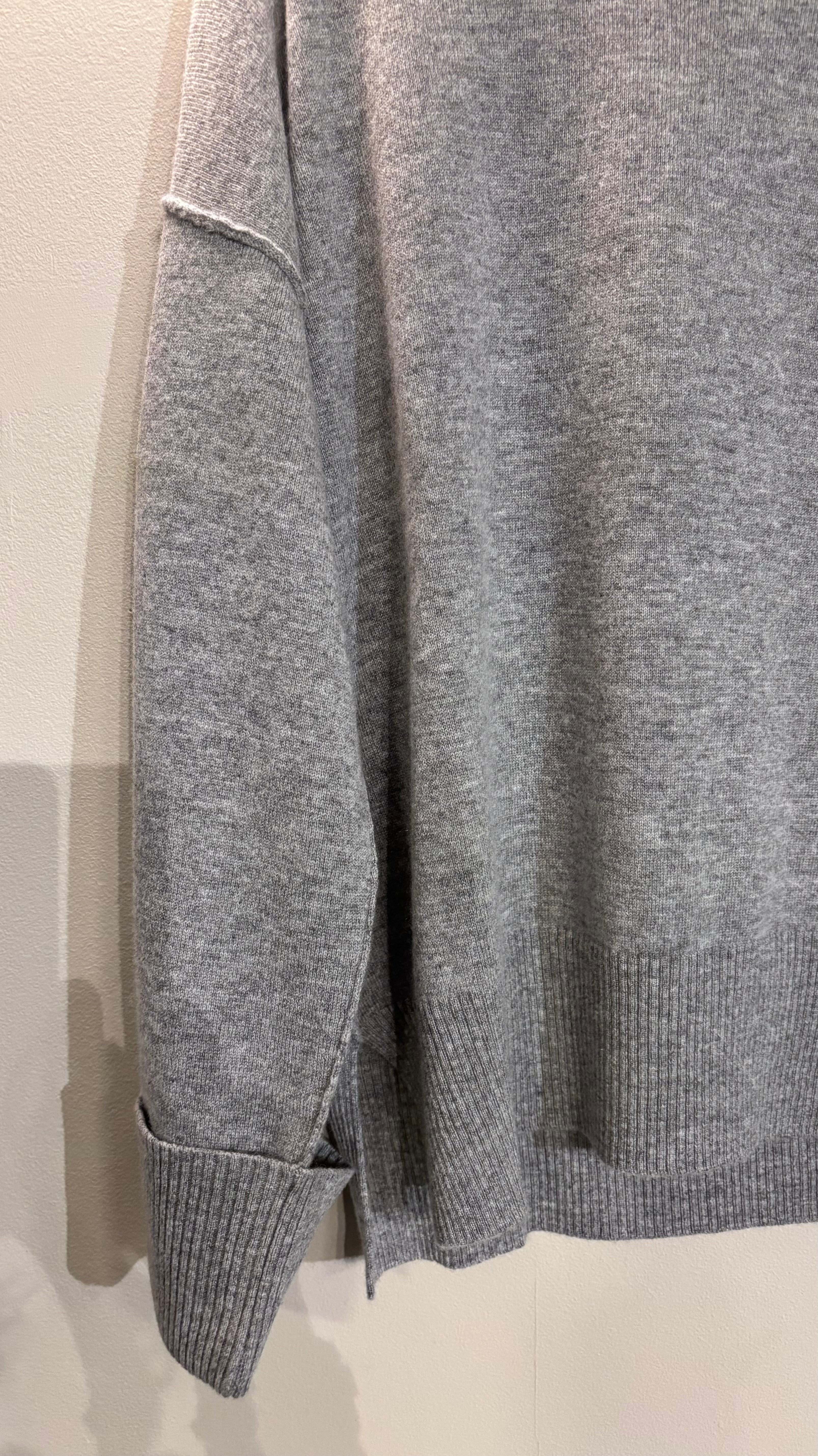 Allude Crewneck Mid Grey Jumper - SKULPT Dublin