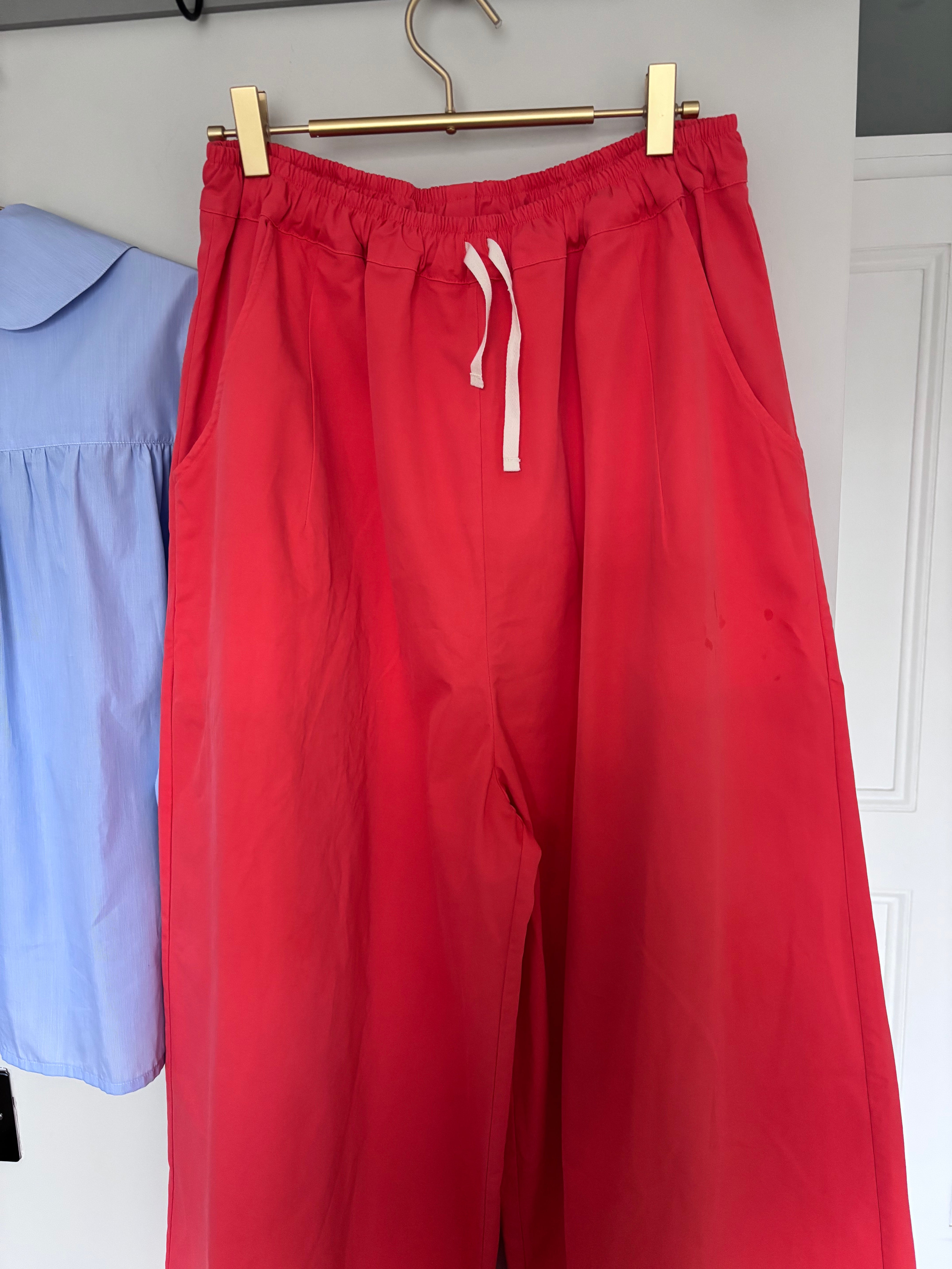 Nitto Palazzo Trouser in Coral - SKULPT Dublin