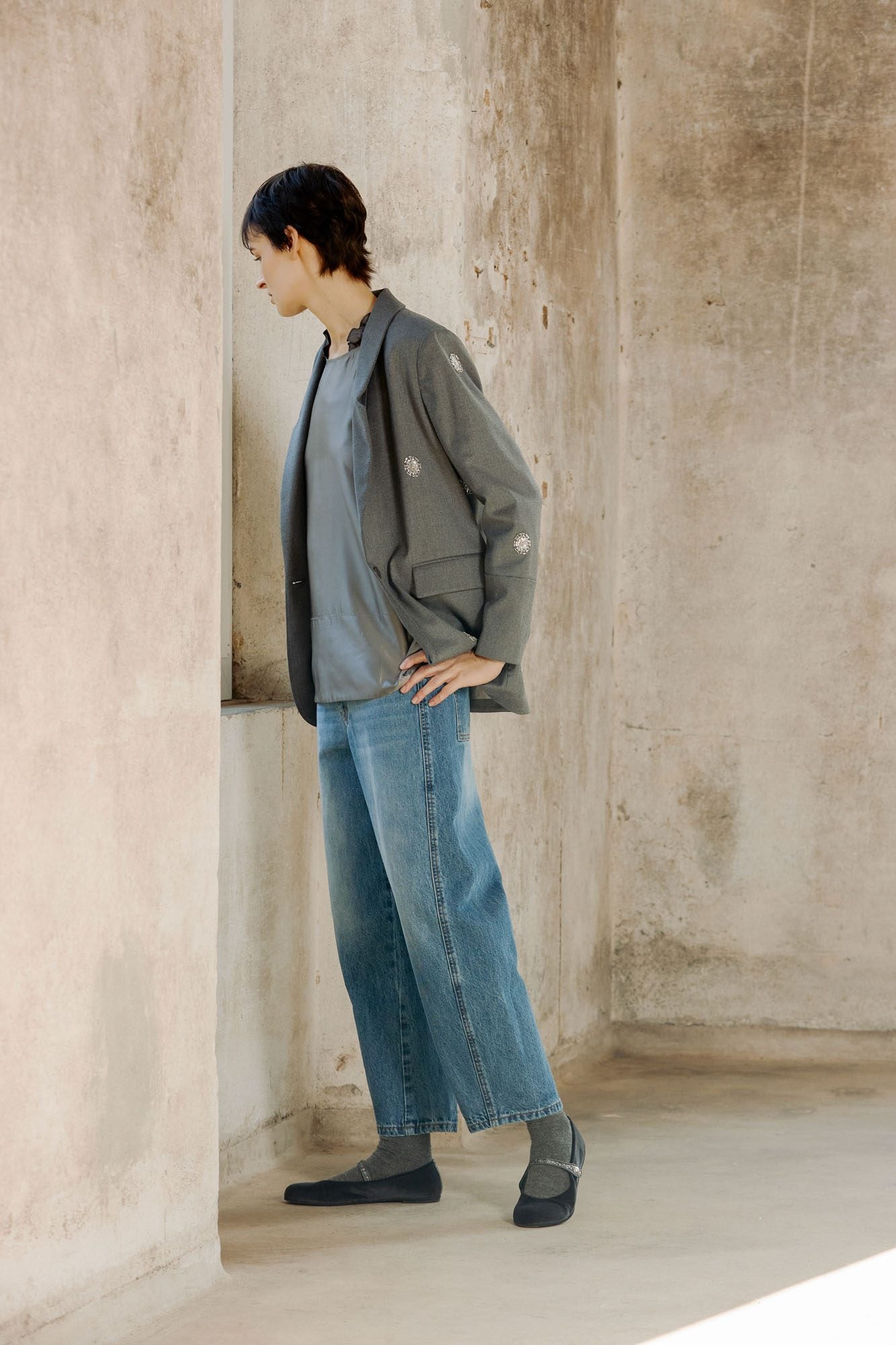 rialto48 Barrel Leg Denims