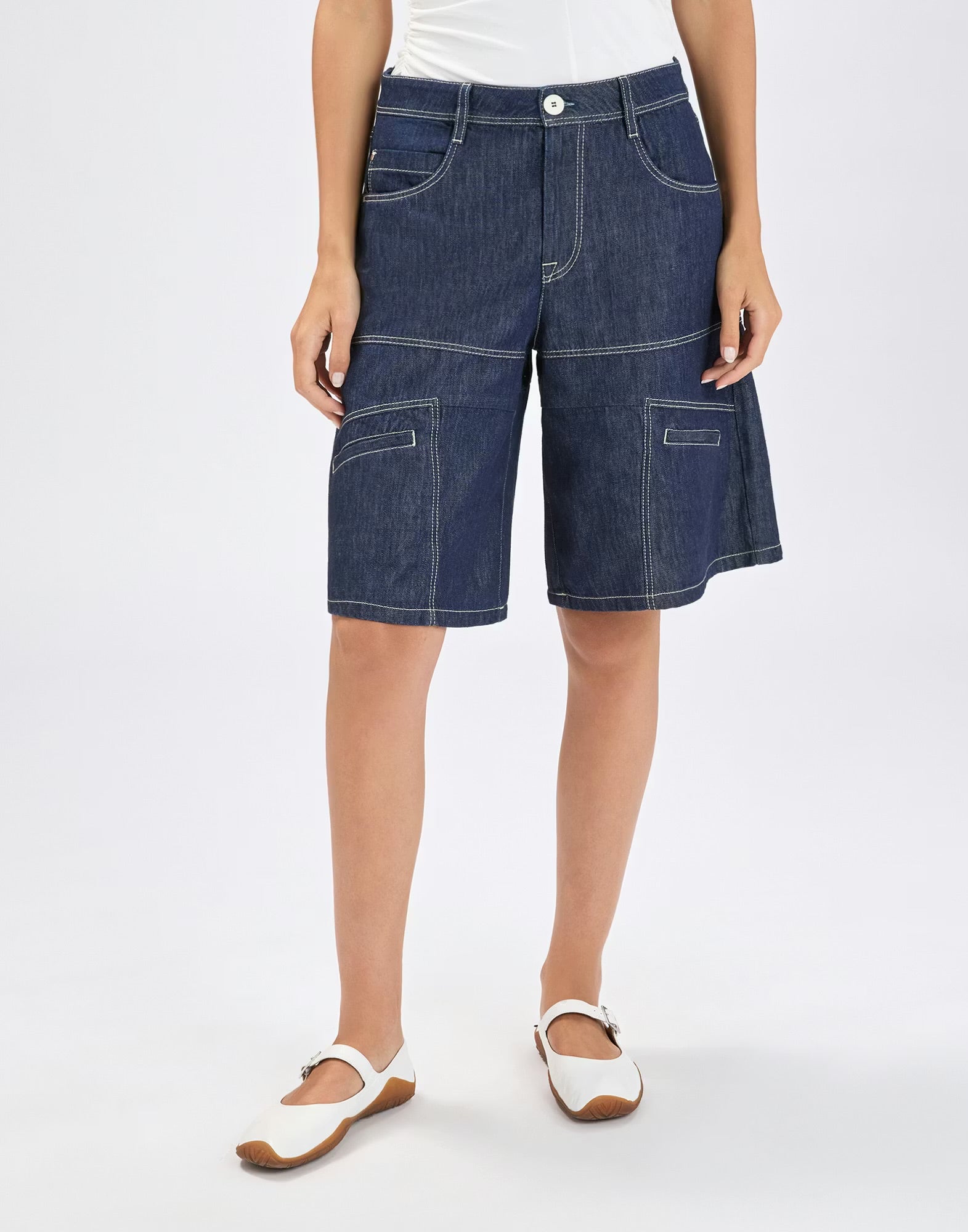 HIGH Everyday Hitcher Shorts in Denim - SKULPT Dublin