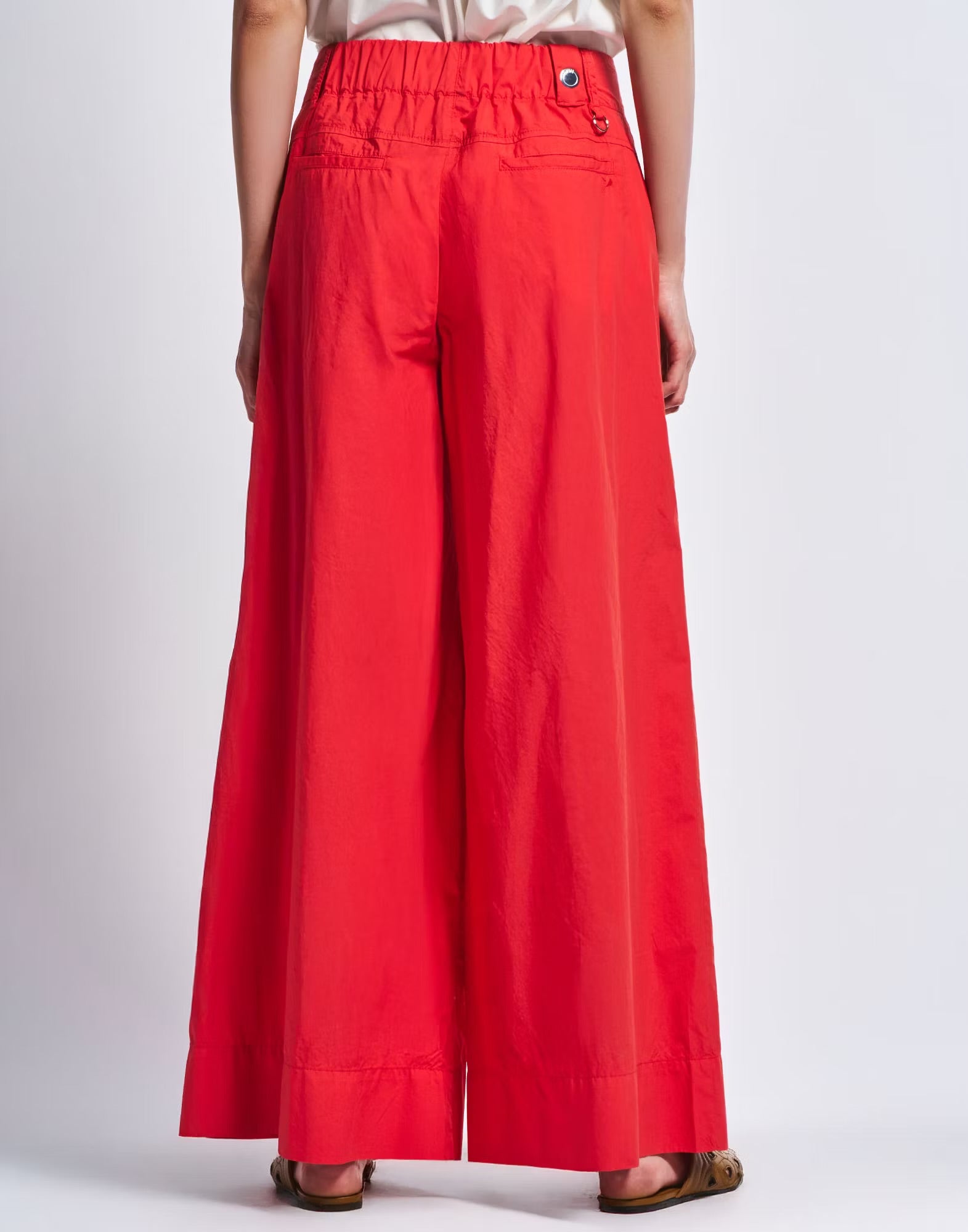 HIGH Everyday Couture Directive Trouser in Red Cotton - SKULPT Dublin