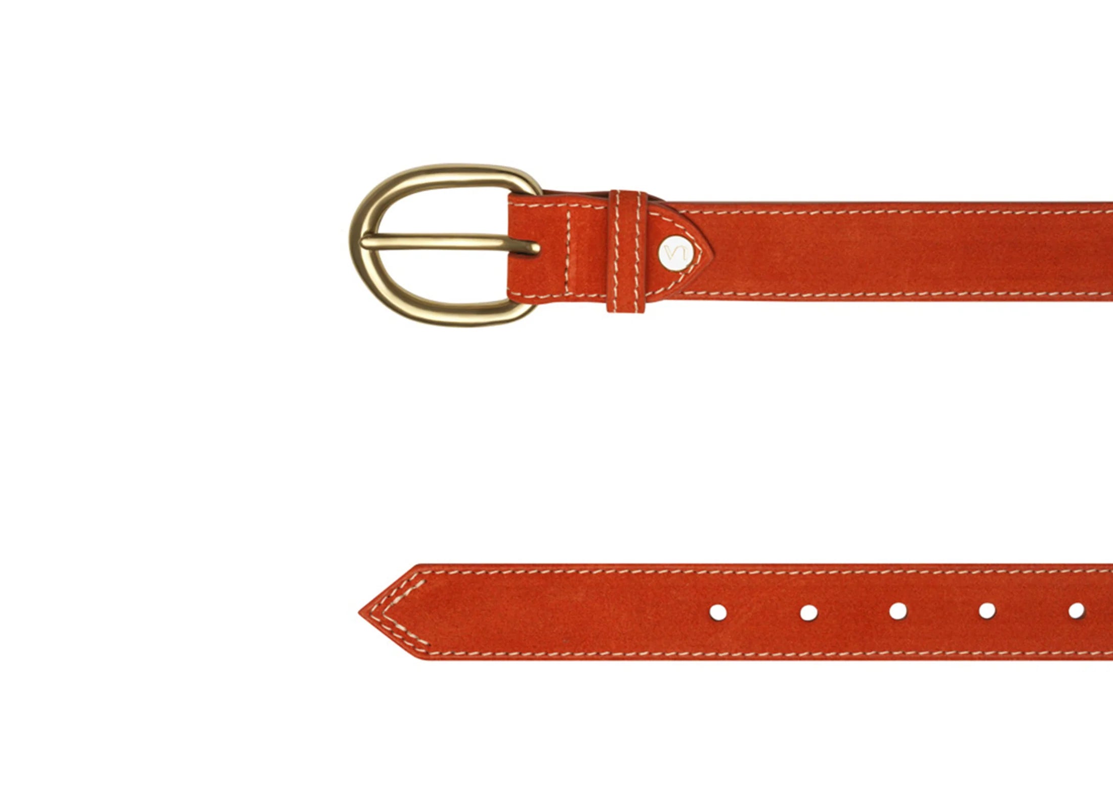 Vaincourt La Vaillante Jeans Belt in Crimson - SKULPT Dublin