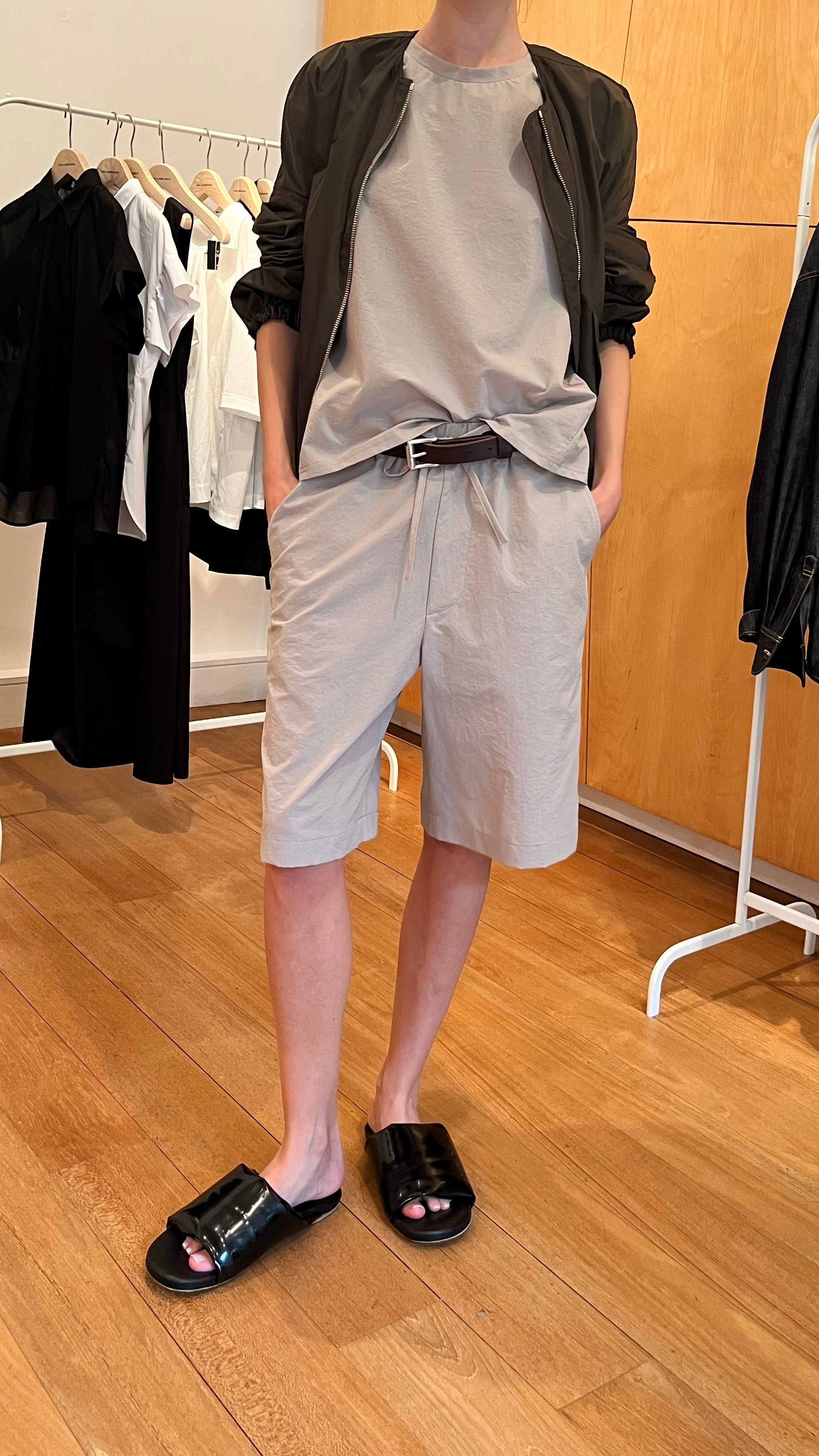 Lis Lareida Lulu Shorts in Chalk - SKULPT Dublin