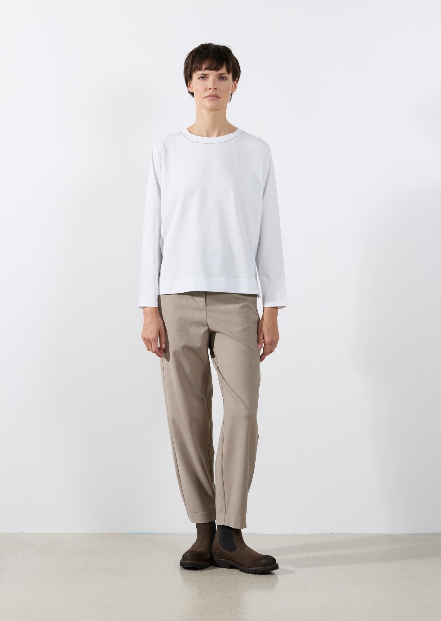 rialto48 Long Sleeve Top in White