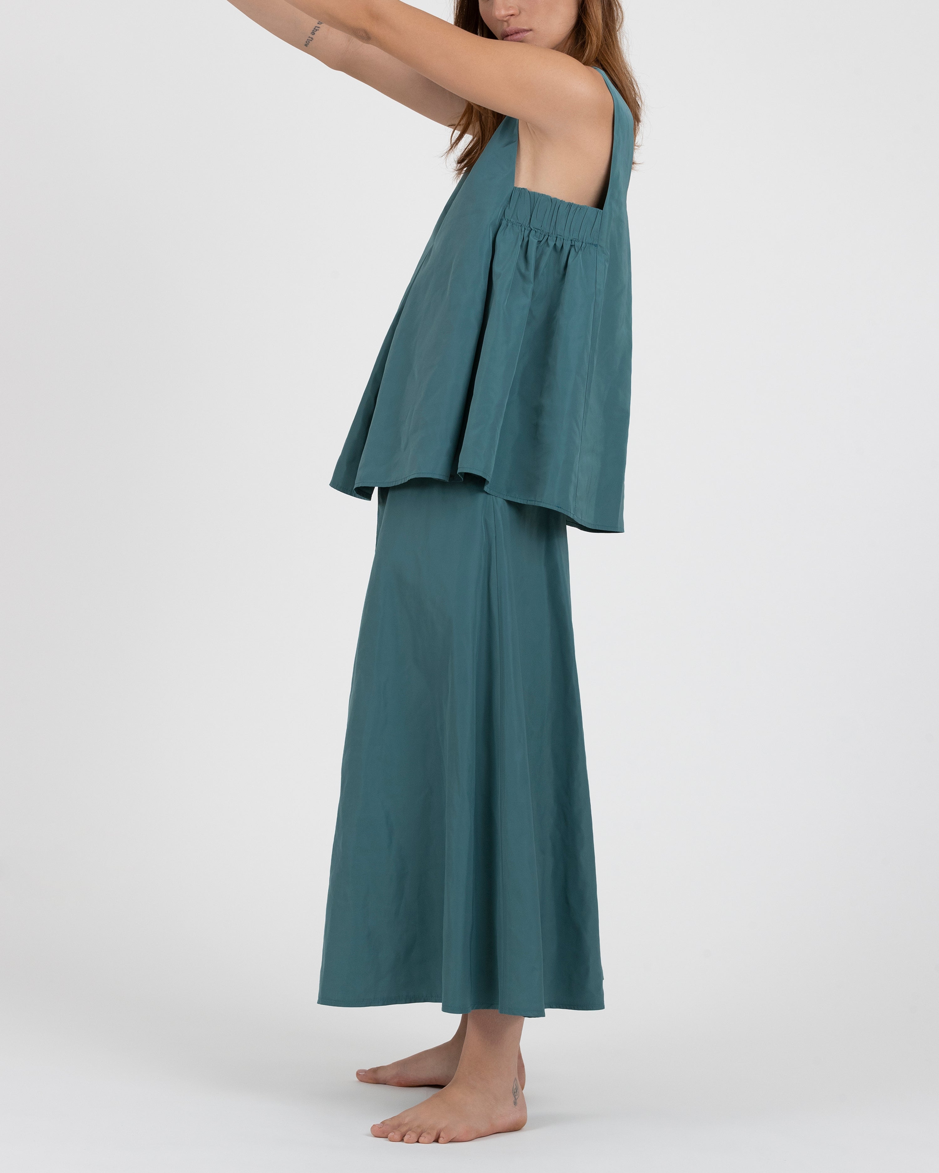 rialto48 Skirt in Green - SKULPT Dublin