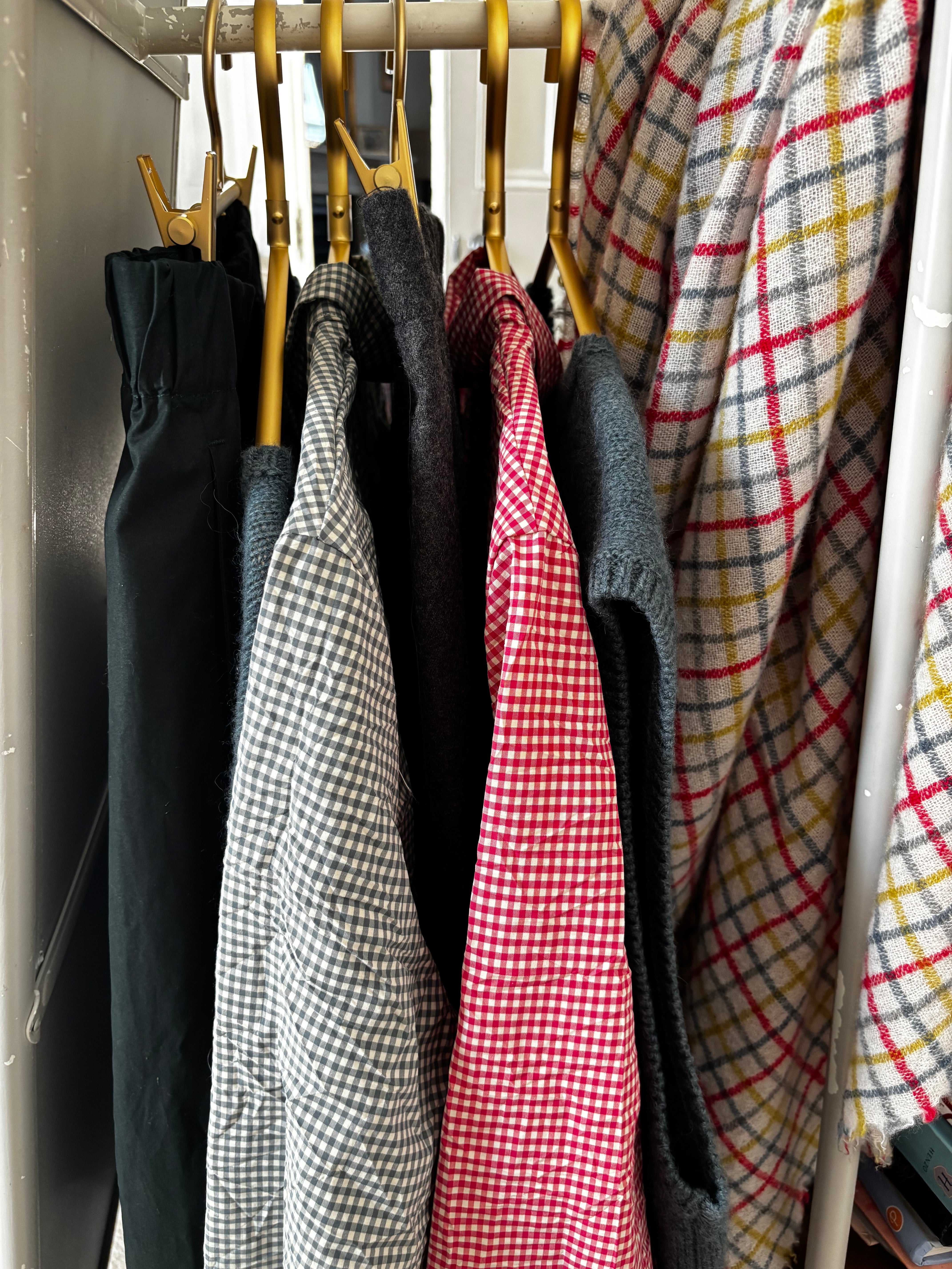 Apuntob Long Sleeve Shirt in Raspberry Gingham - SKULPT Dublin