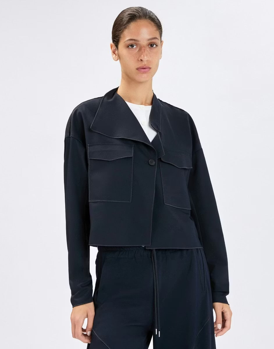 HIGH Everyday Couture Conduct Jacket in Navy - SKULPT Dublin