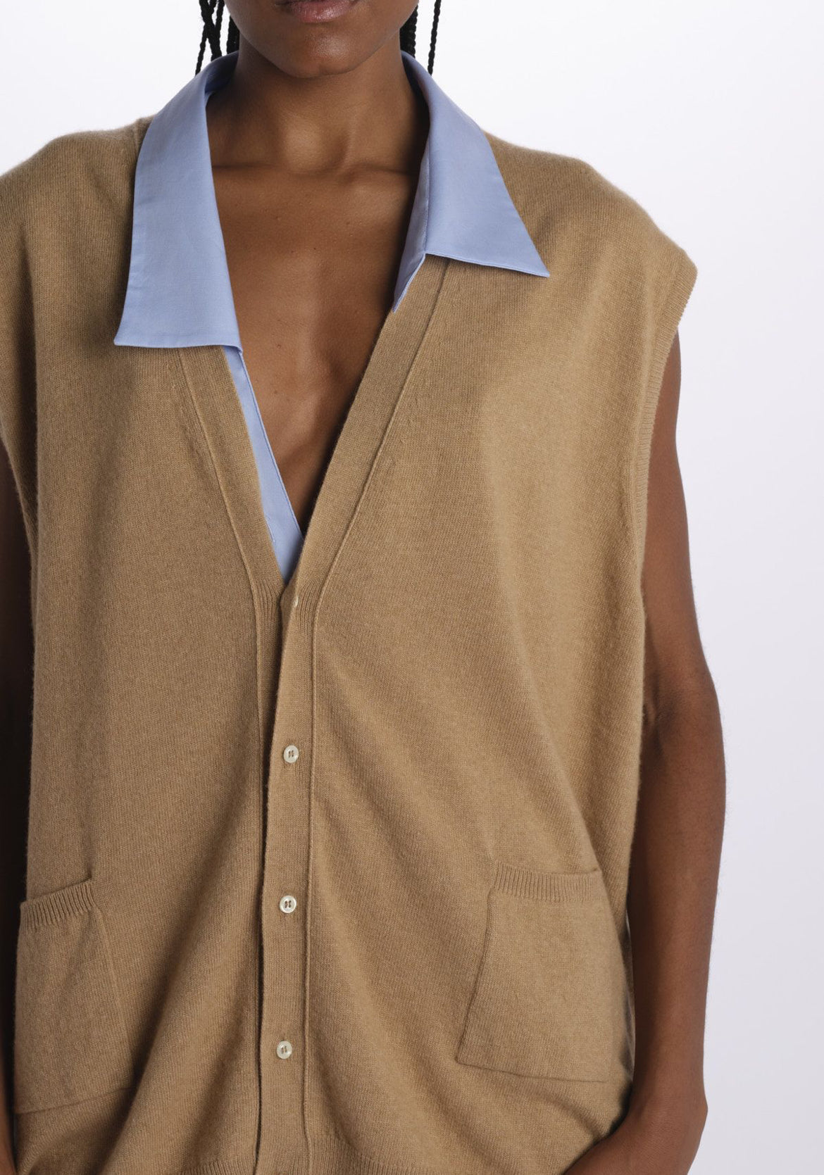 Jejia Papa Knit Cardigan in Camel - SKULPT Dublin