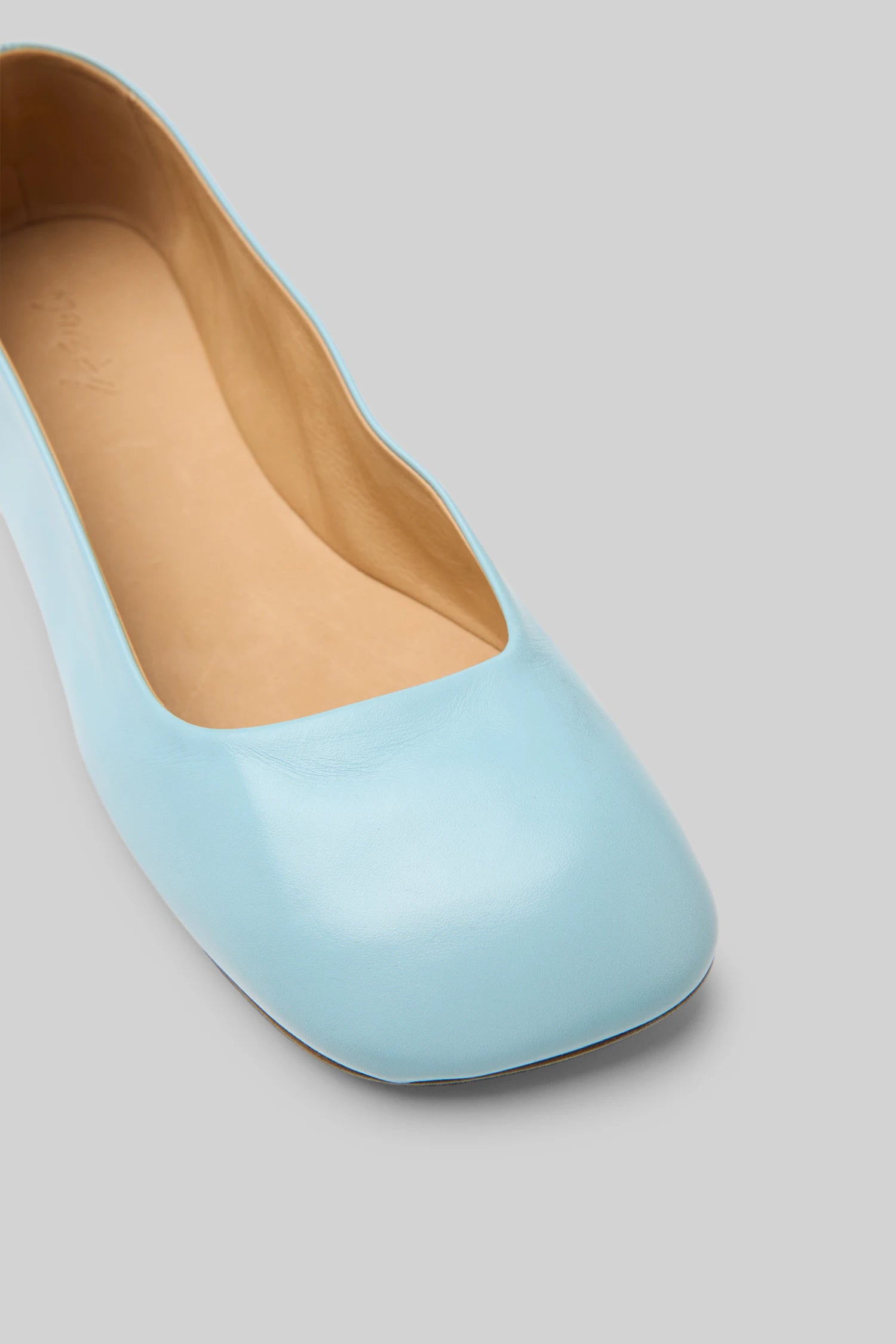 Marsell Ballerina Shoes in Baby Blue - SKULPT Dublin