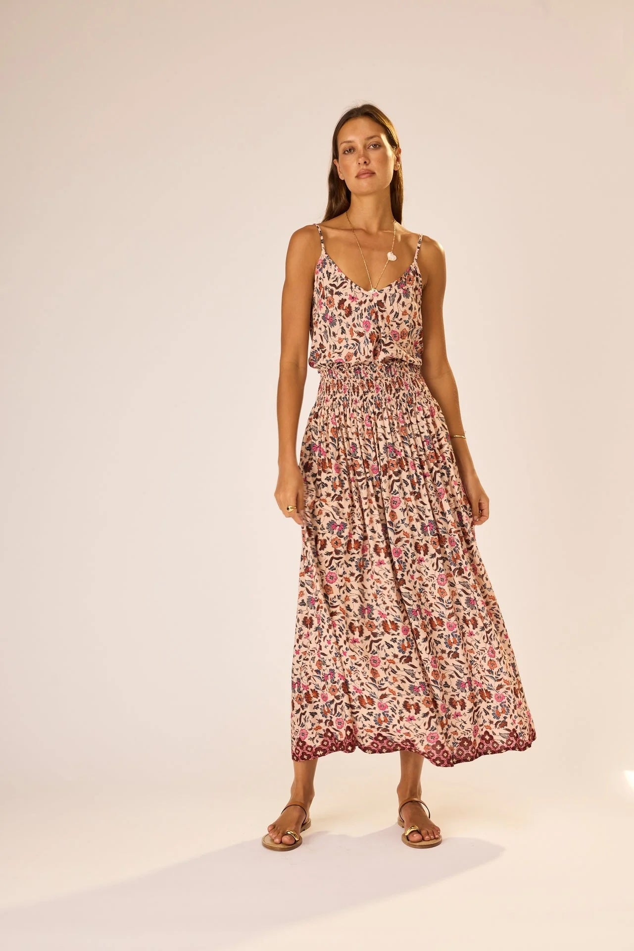 Natalie Martin Long Skirt in Wildflower - SKULPT Dublin