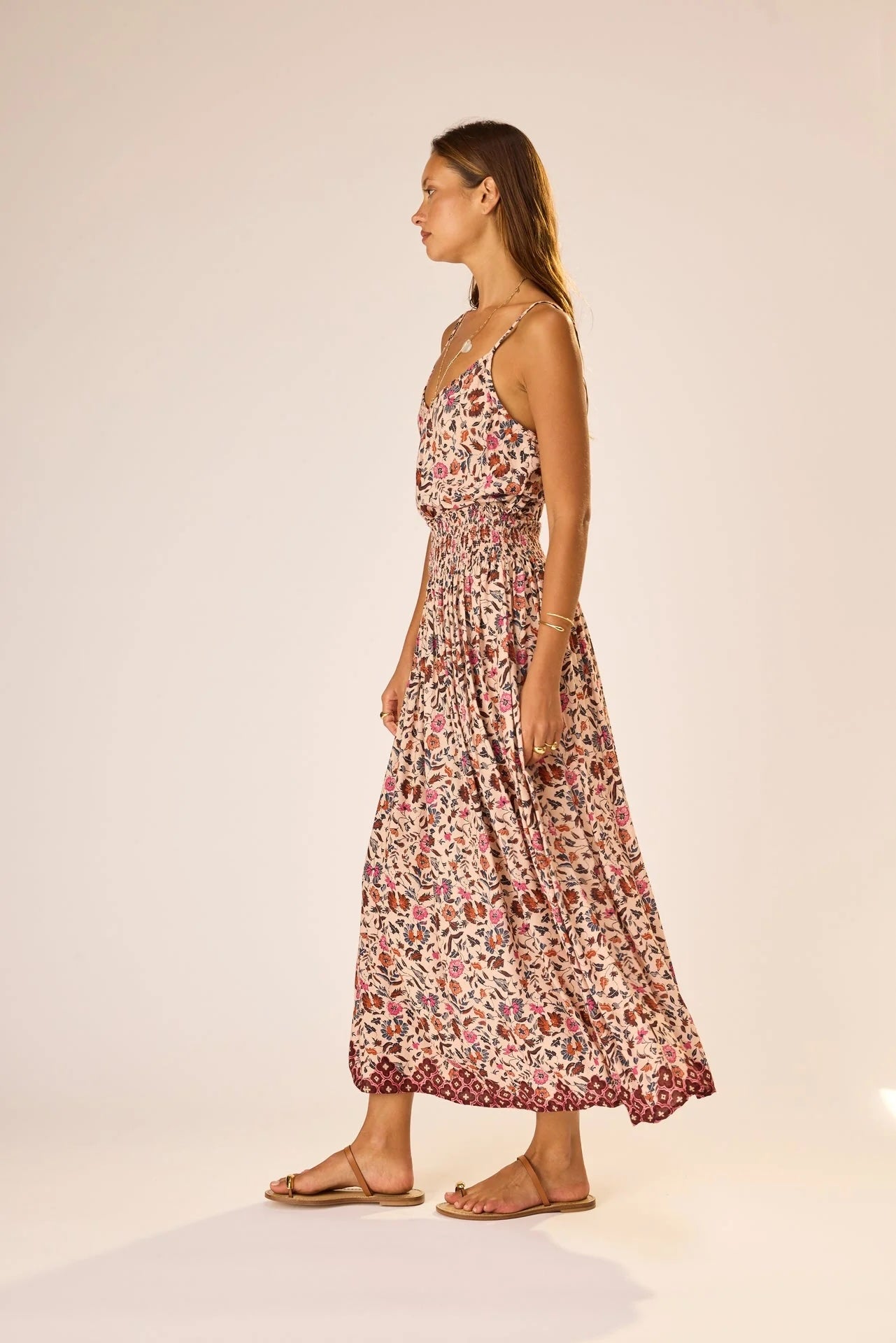 Natalie Martin Long Skirt in Wildflower - SKULPT Dublin