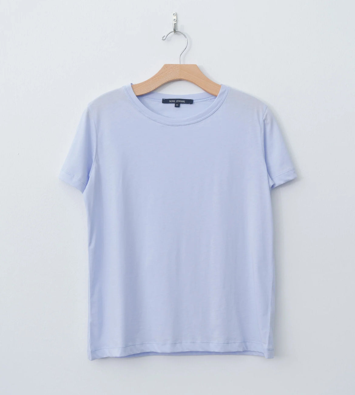 Sofie D'Hoore Fitted Short Sleeve Tee in Black - SKULPT Dublin