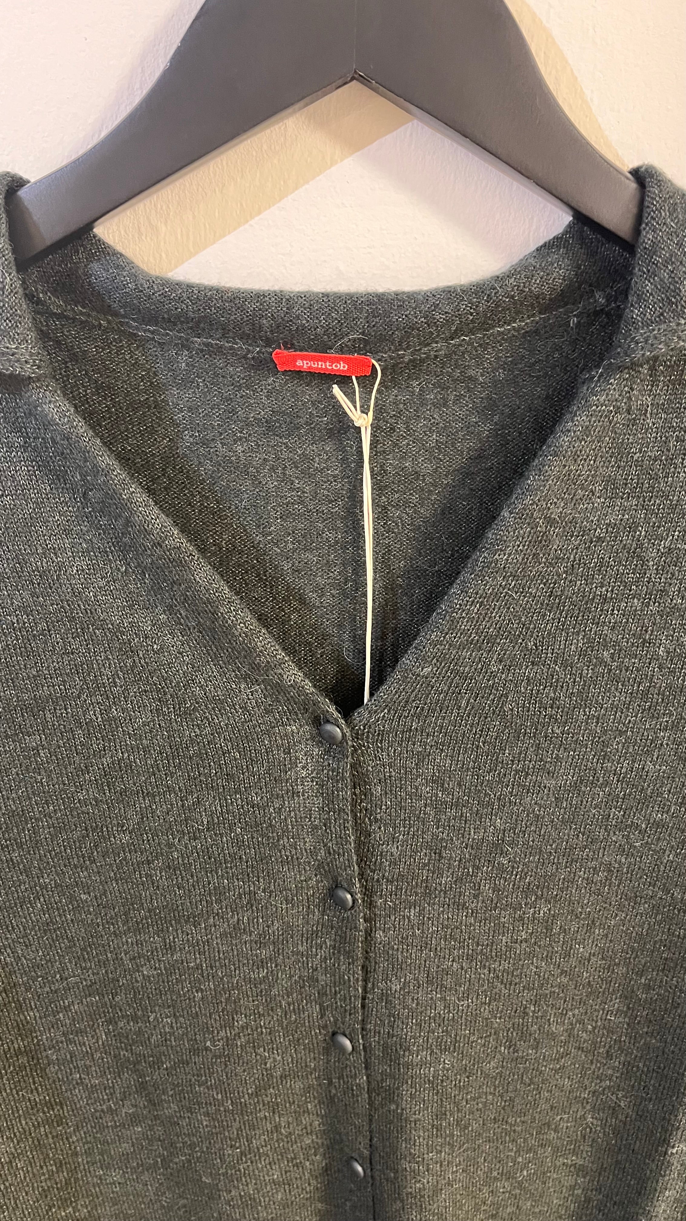 Apuntob Cardigan in Forest - SKULPT Dublin
