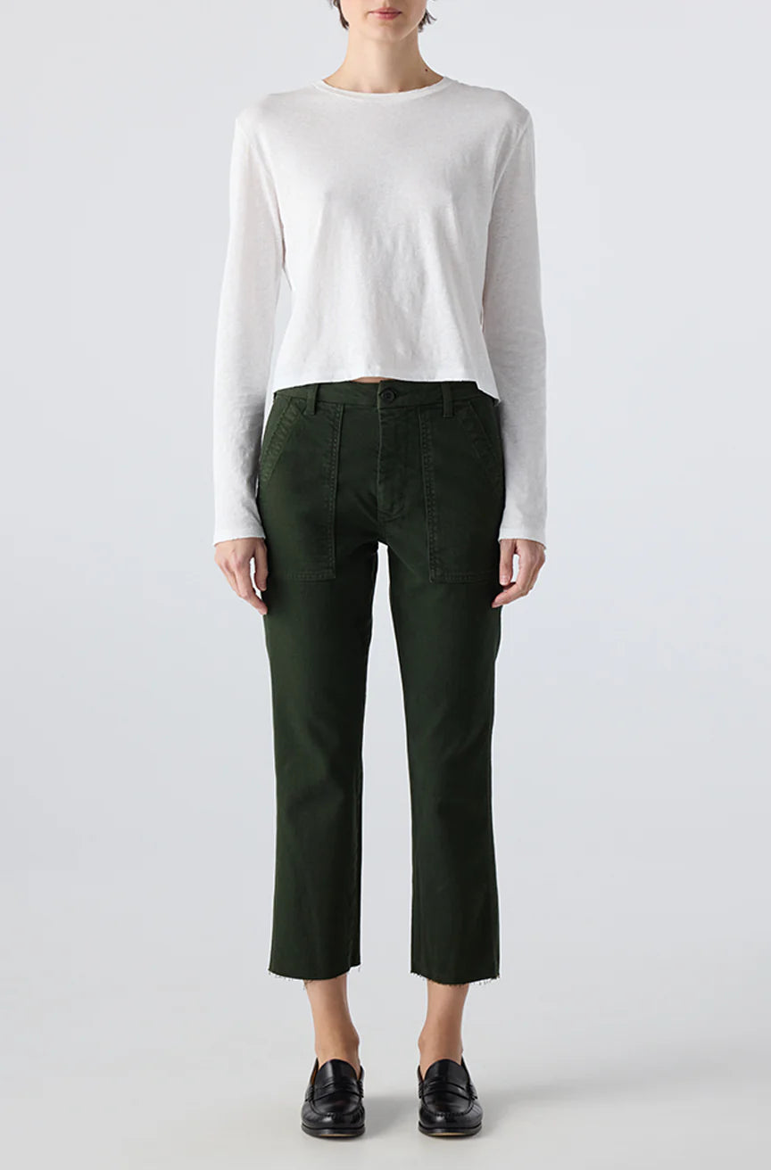 AMO Denim Easy Trouser - Mosswood