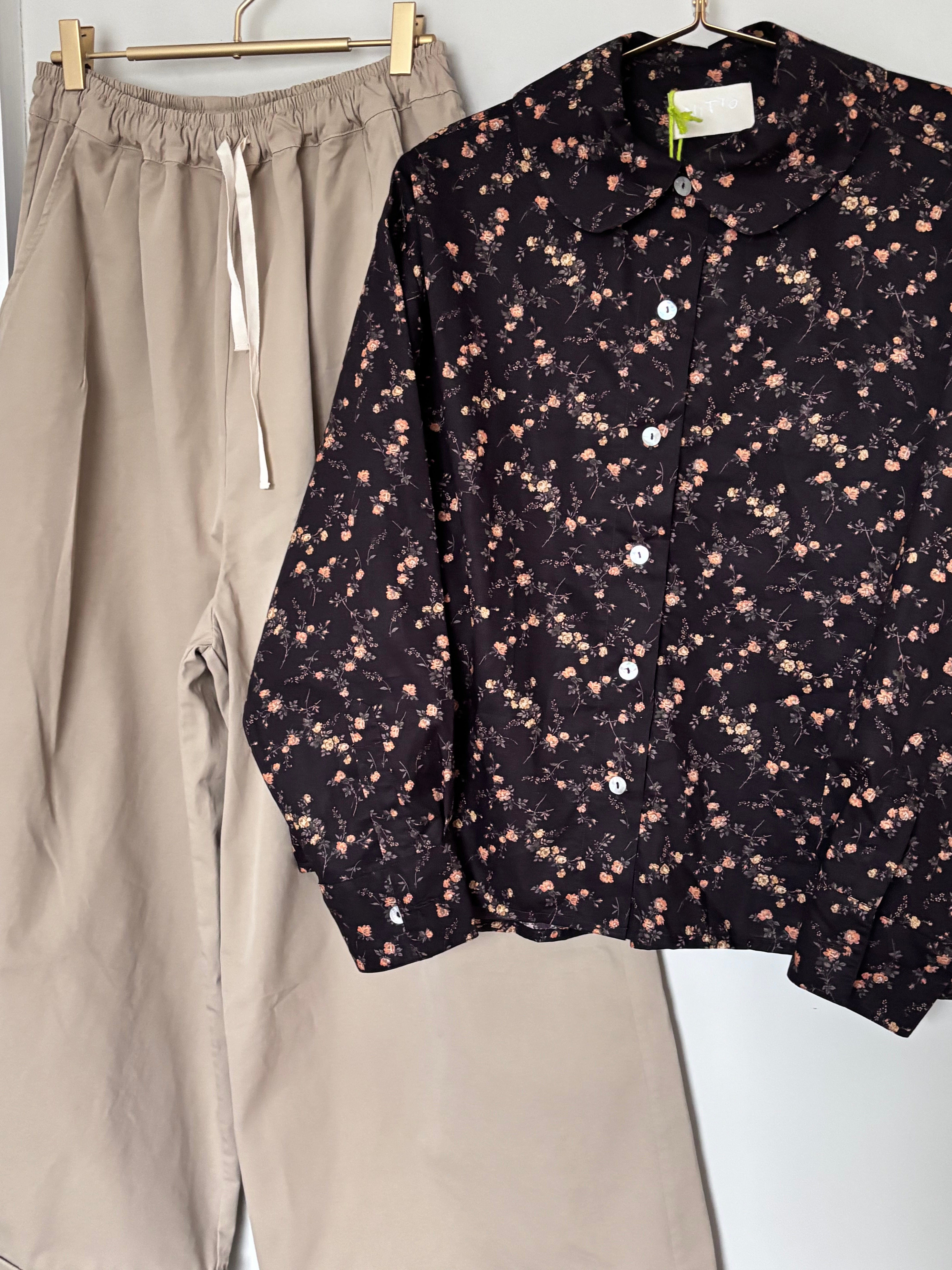 Nitto Palazzo Trouser in Sand - SKULPT Dublin