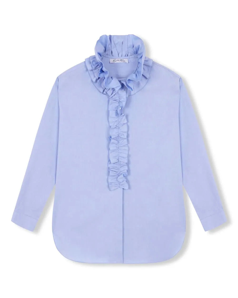 Tot-Hom Ruffled Shirt in Blue