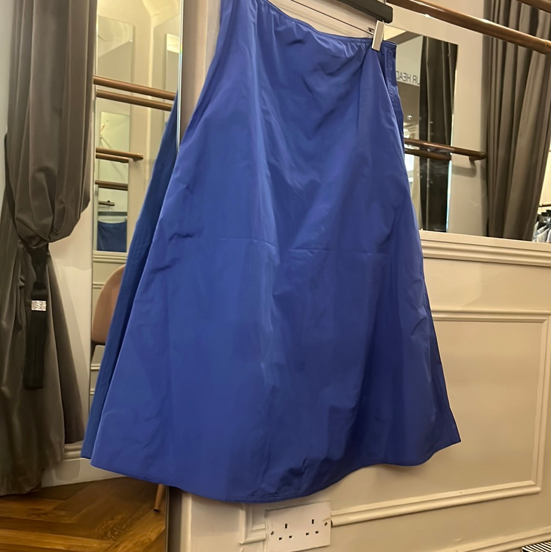 Sofie D'Hoore Sokoto Skirt in Sapphire - SKULPT Dublin