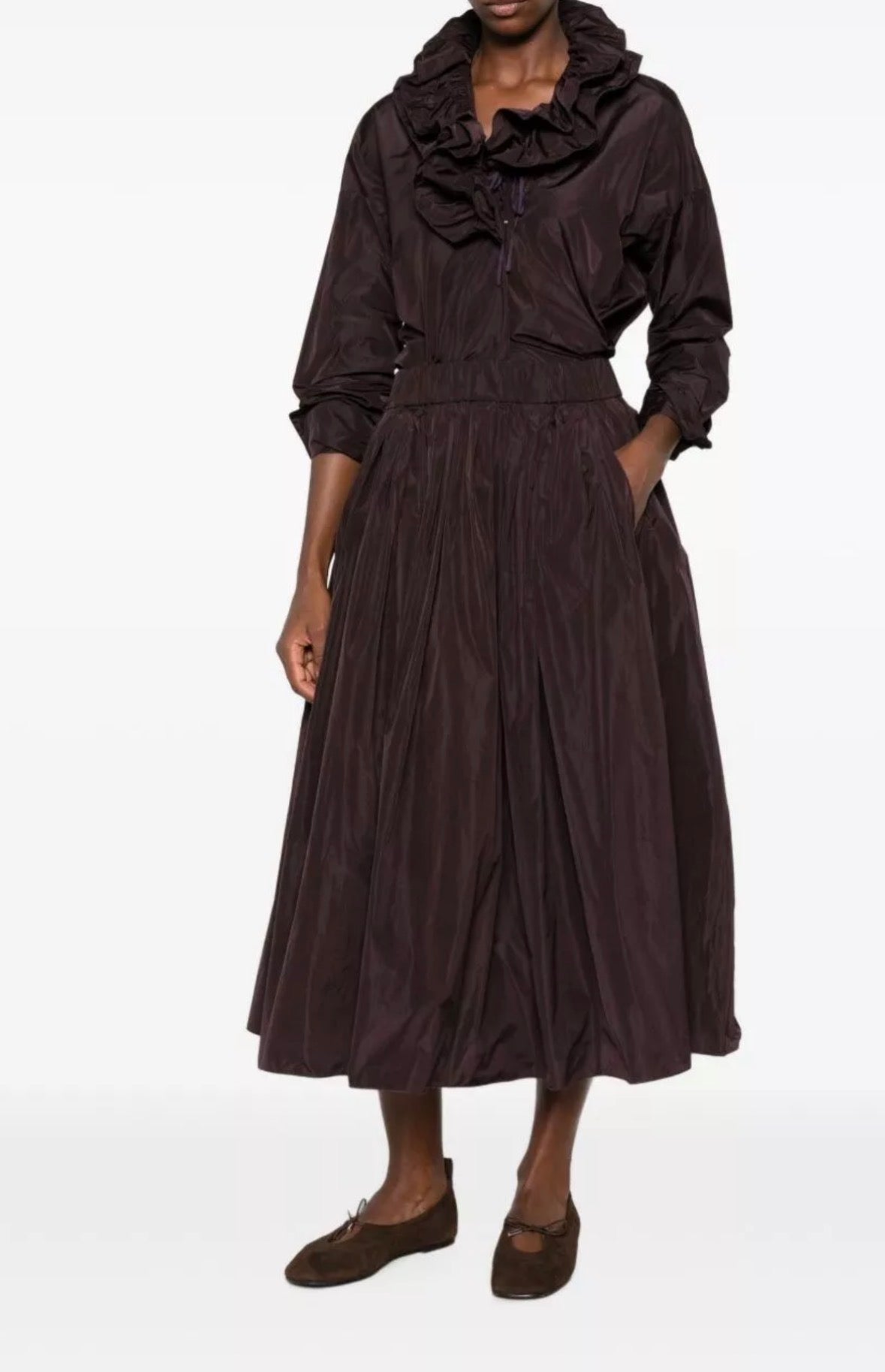 Susanne Bommer Skirt in Dark Aubergine