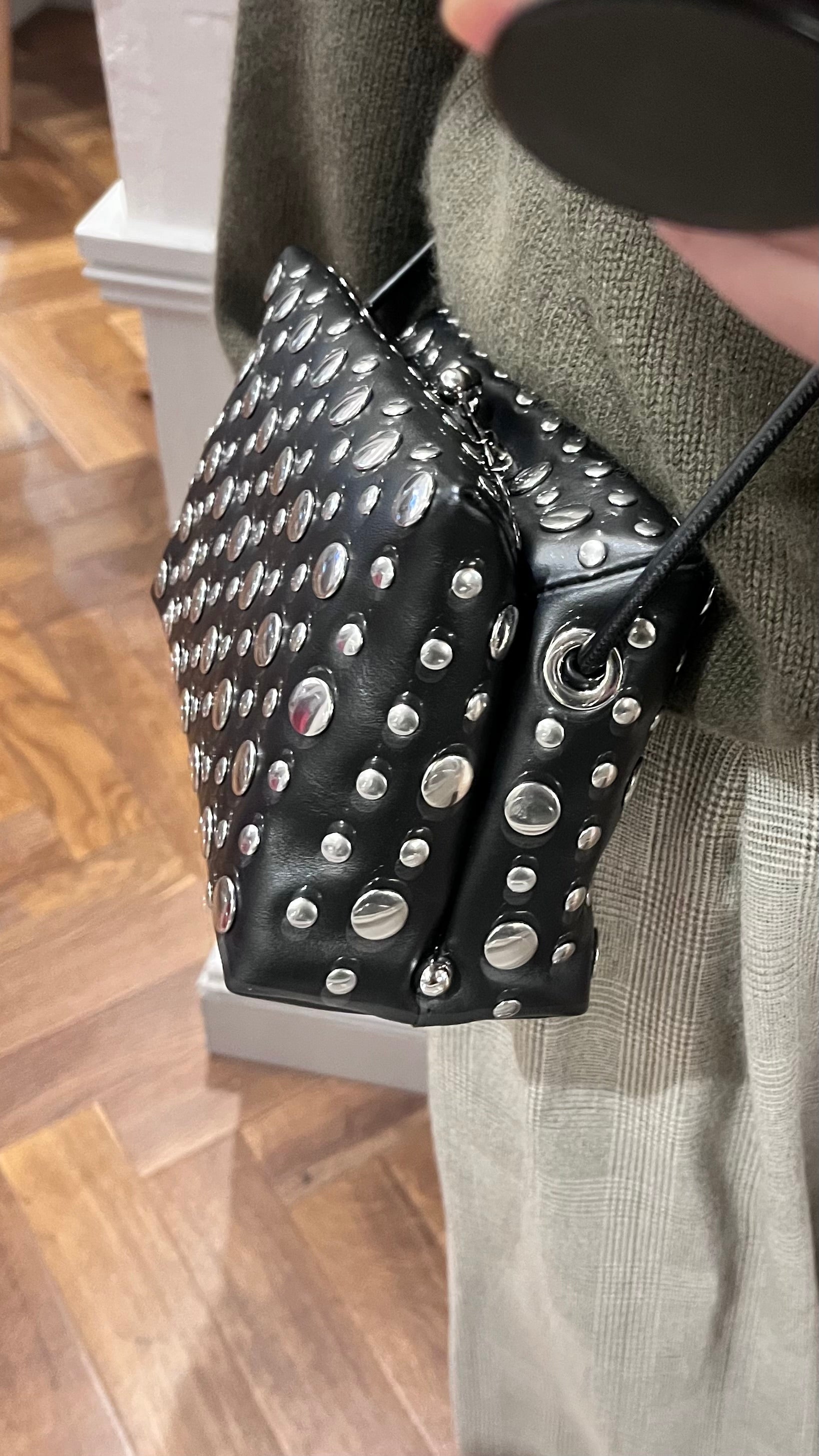 Filodee Filo Stud Bag in Black - SKULPT Dublin