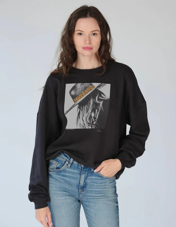 CPress Studio Wildest Dreams Sweatshirt in Worn Black