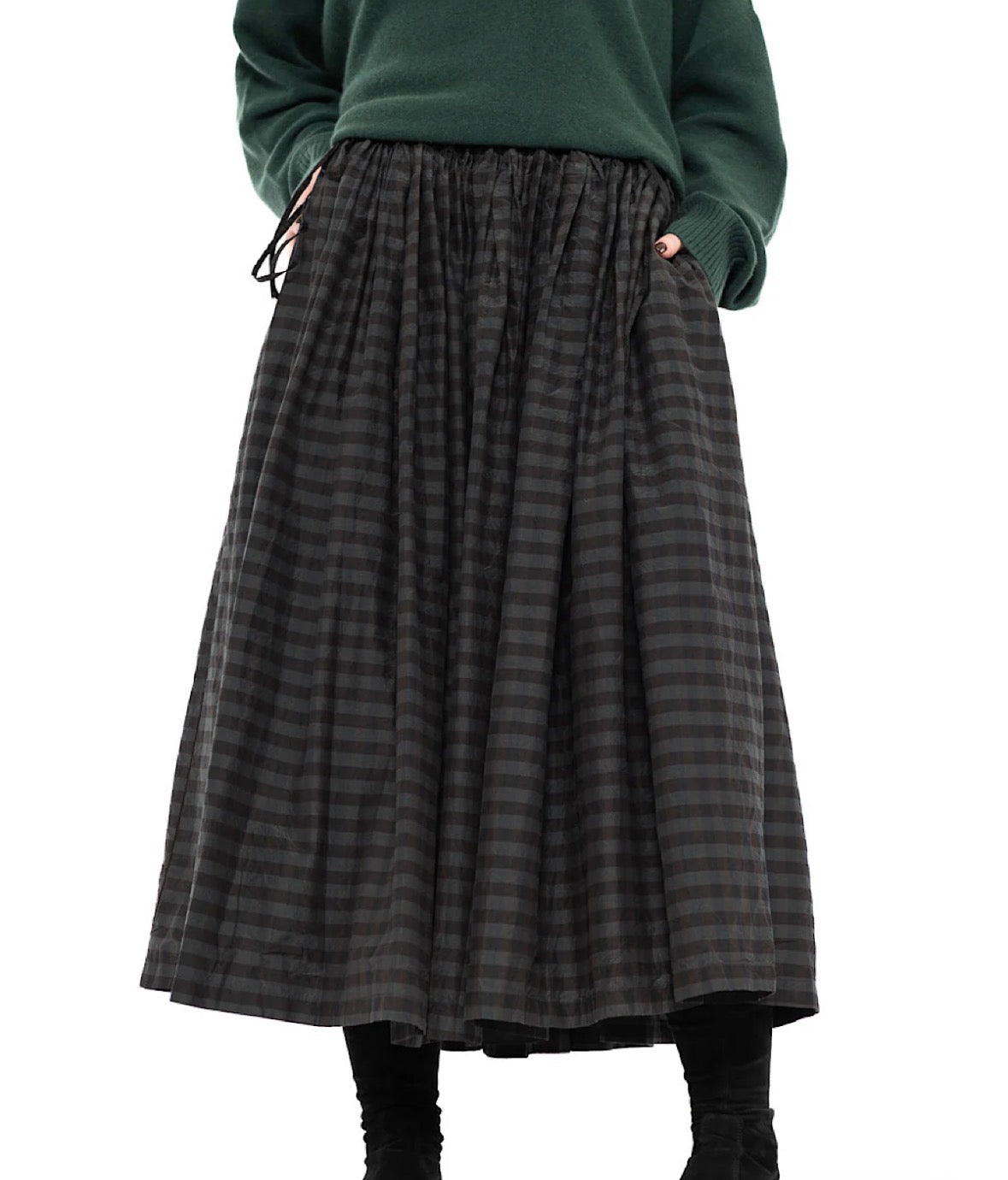 Manuelle Guibal Checked Skirt