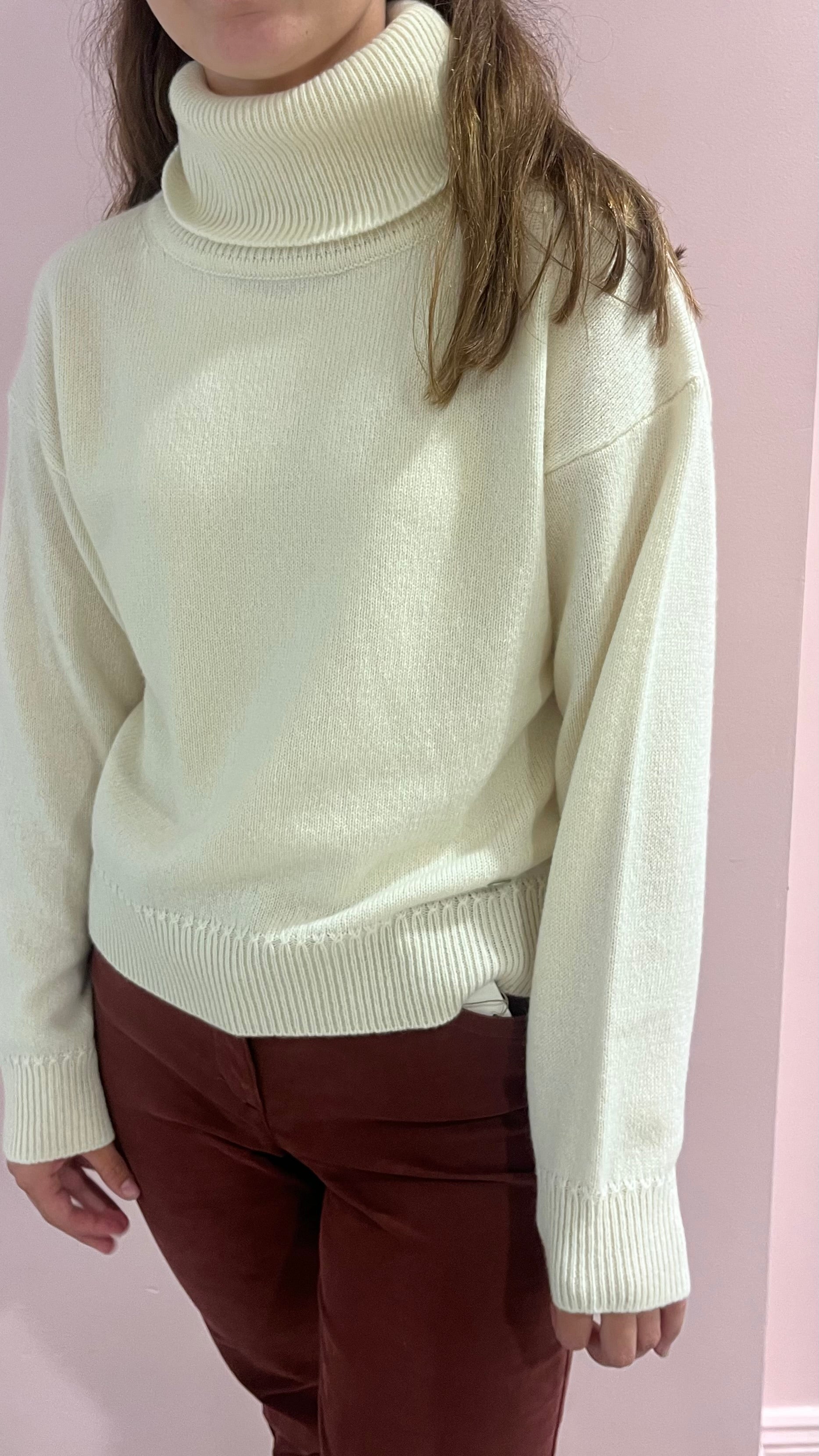 Mat de Misaine Poloneck Top in Natural - SKULPT Dublin