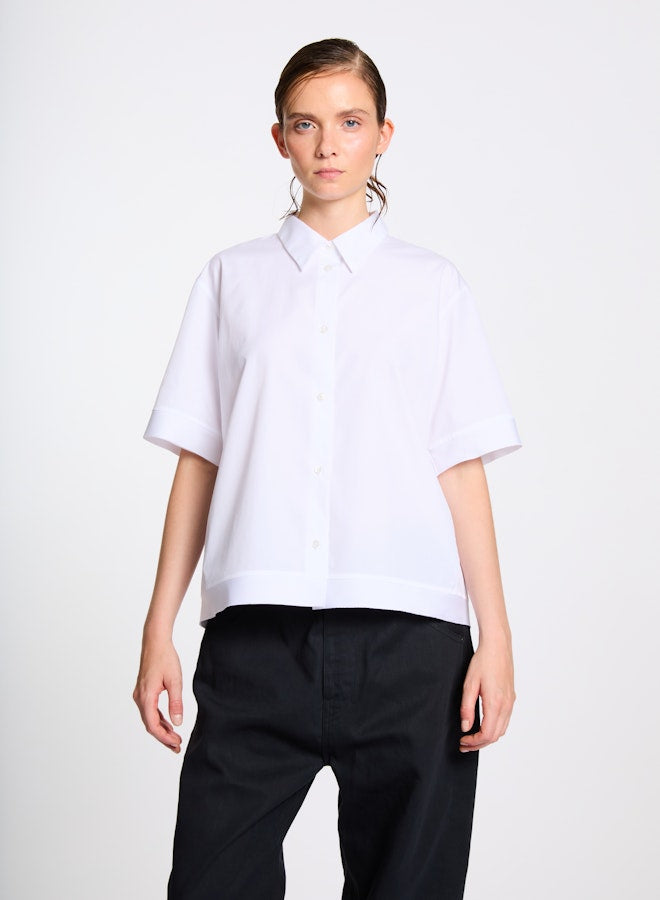 Lis Lareida Short Sleeve White Shirt - SKULPT Dublin