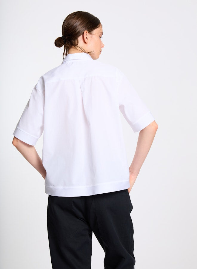 Lis Lareida Short Sleeve White Shirt - SKULPT Dublin