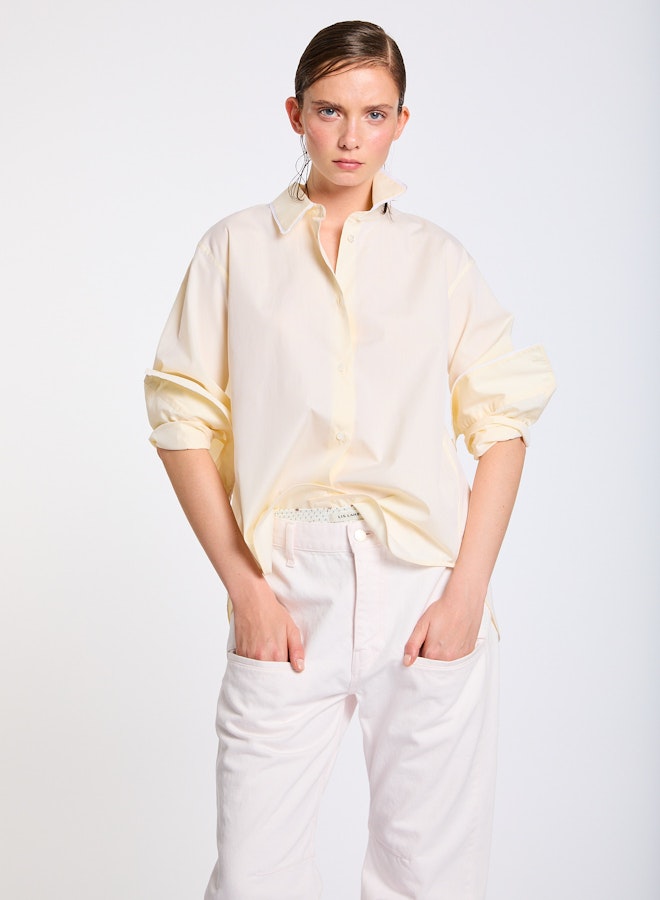 Lis Lareida Dante Shirt In Butter Yellow - SKULPT Dublin
