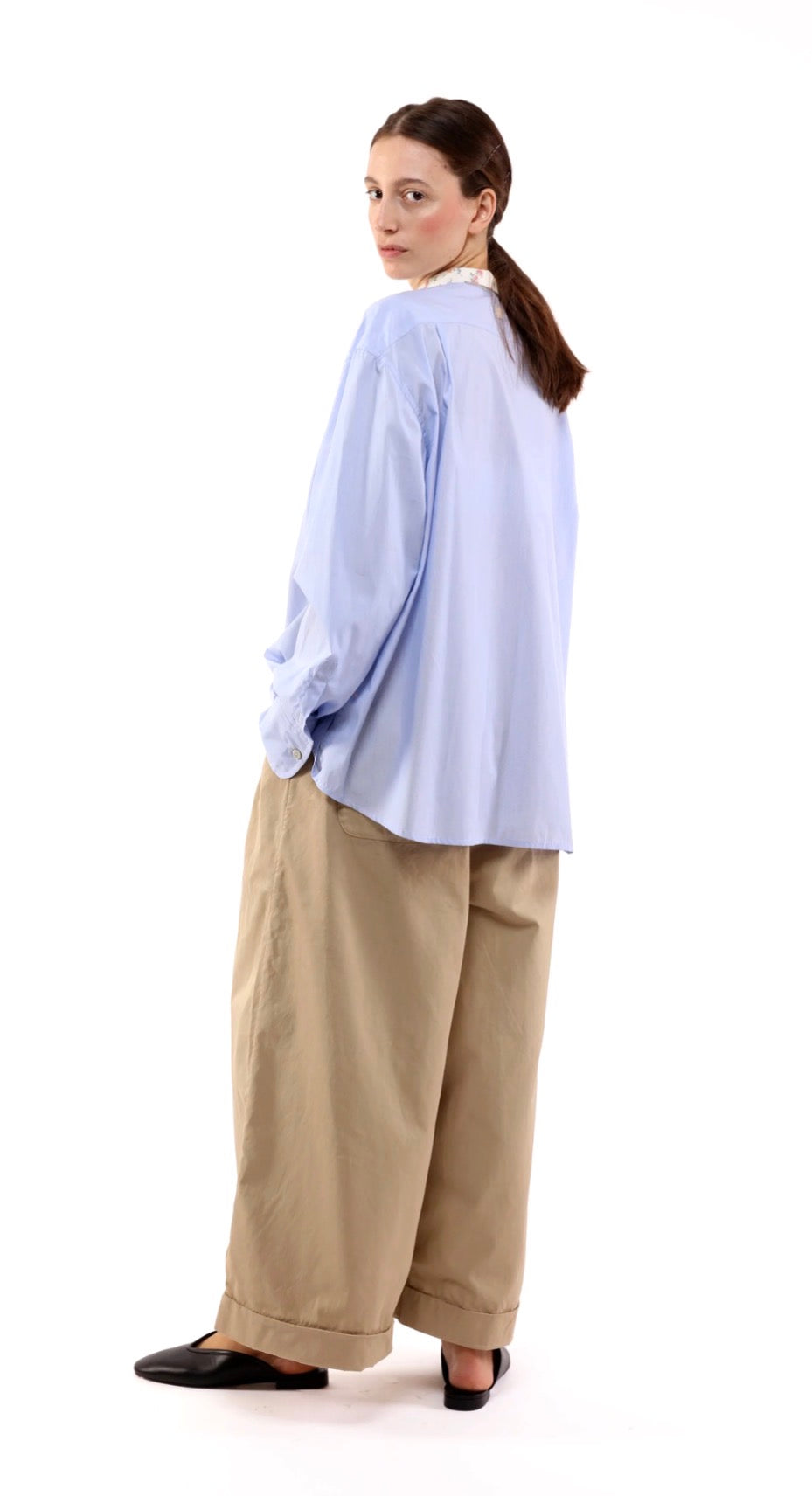 Nitto Palazzo Trouser in Sand - SKULPT Dublin