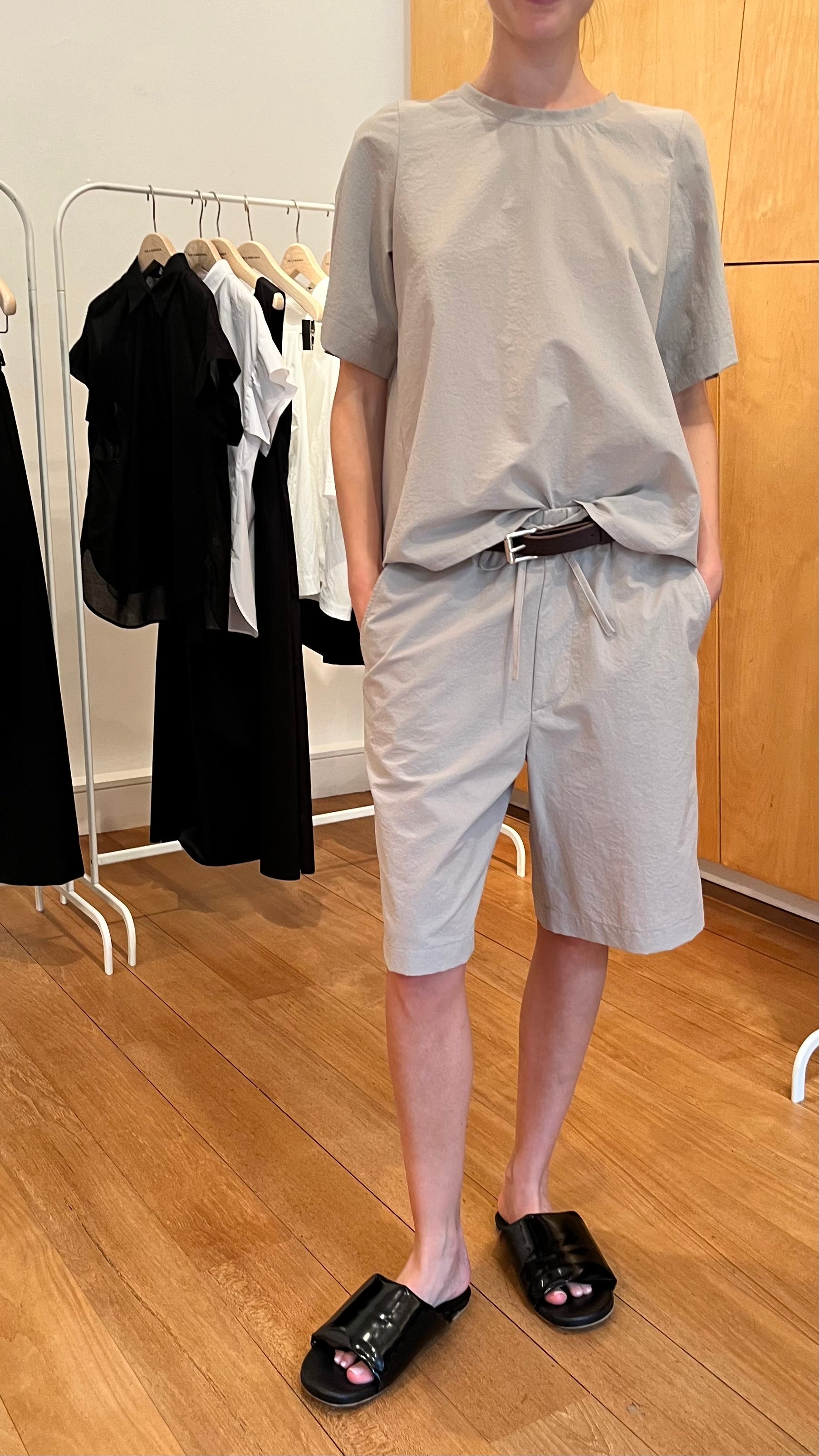 Lis Lareida Lulu Shorts in Chalk - SKULPT Dublin
