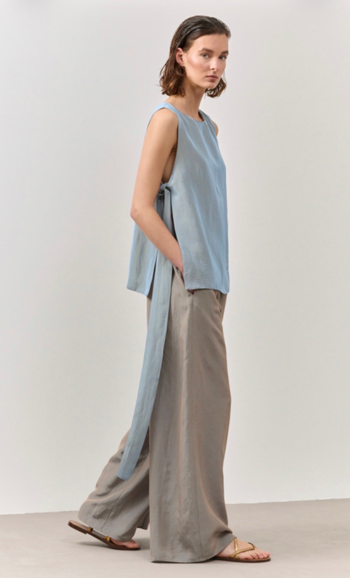 Rialto48 Trousers Dove Grey - SKULPT Dublin