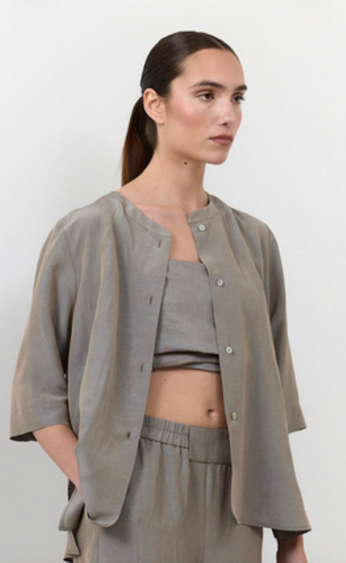 rialto48 Shirt in Dove Grey - SKULPT Dublin