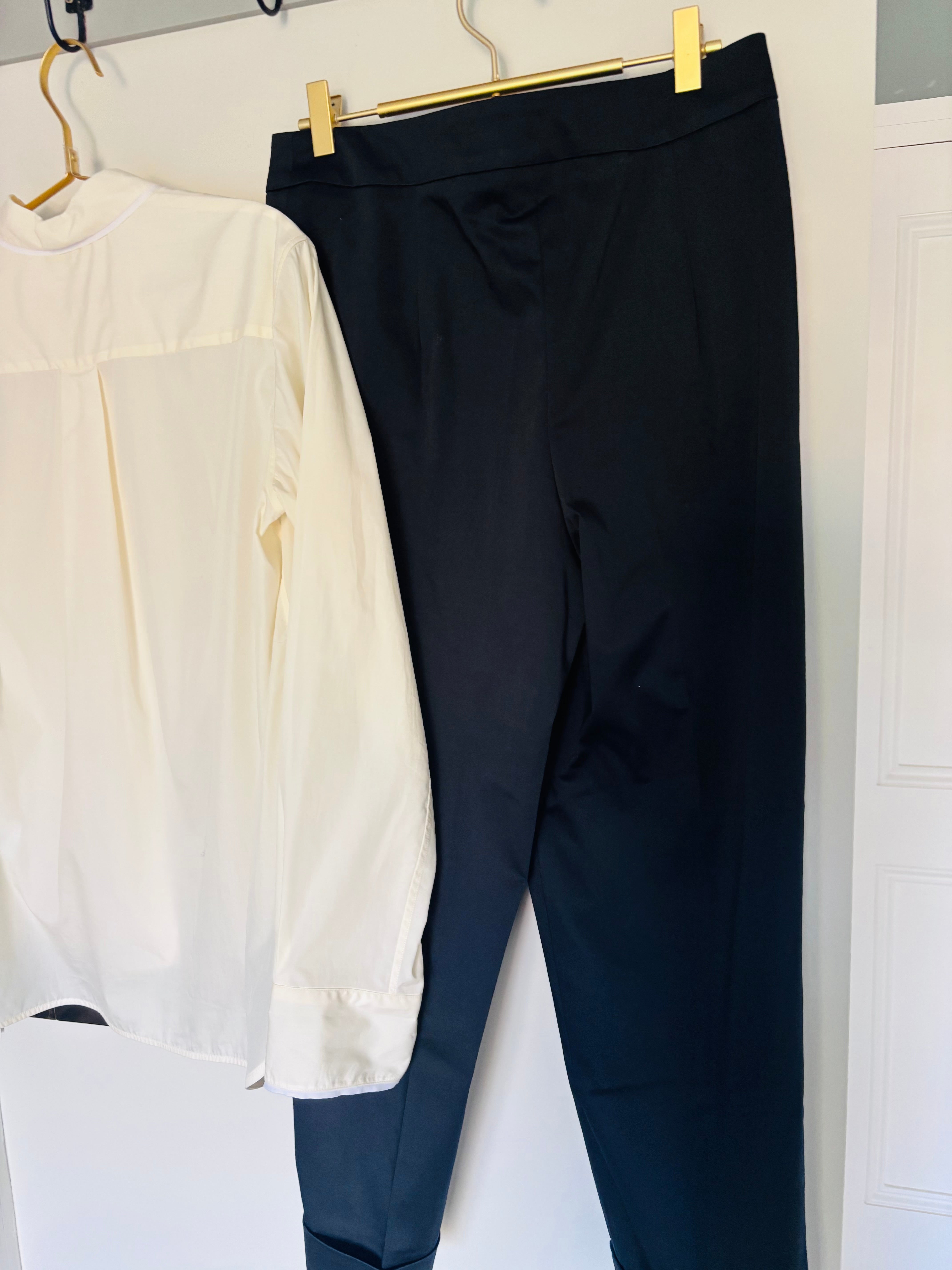 Tot-Hom French Cut Trousers in Deep Navy - SKULPT Dublin