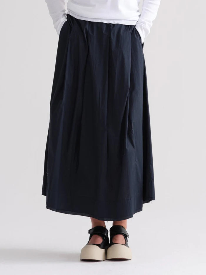 KristenseN Du Nord Cotton Skirt in Navy - SKULPT Dublin