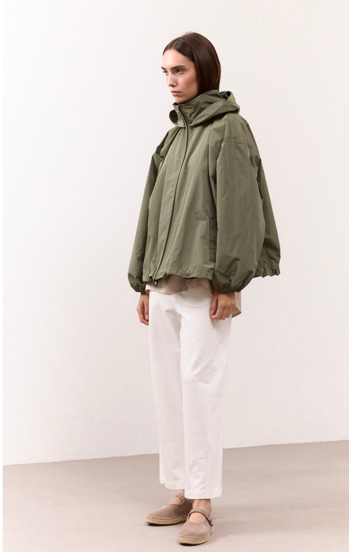 rialto48 Windbreaker Jacket in Green - SKULPT Dublin