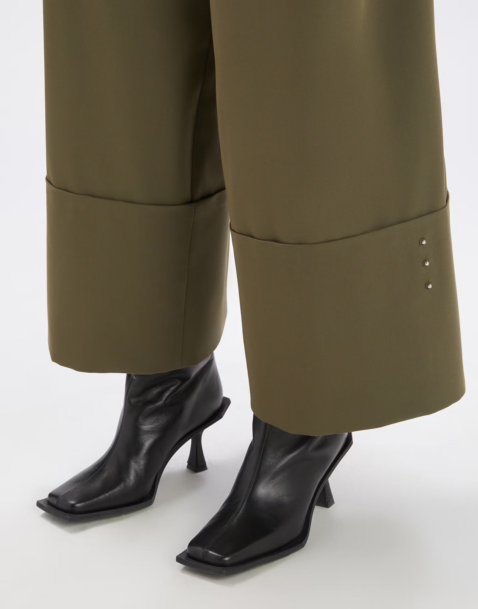 HIGH Everyday Gillie Trousers in Dark Olive - SKULPT Dublin
