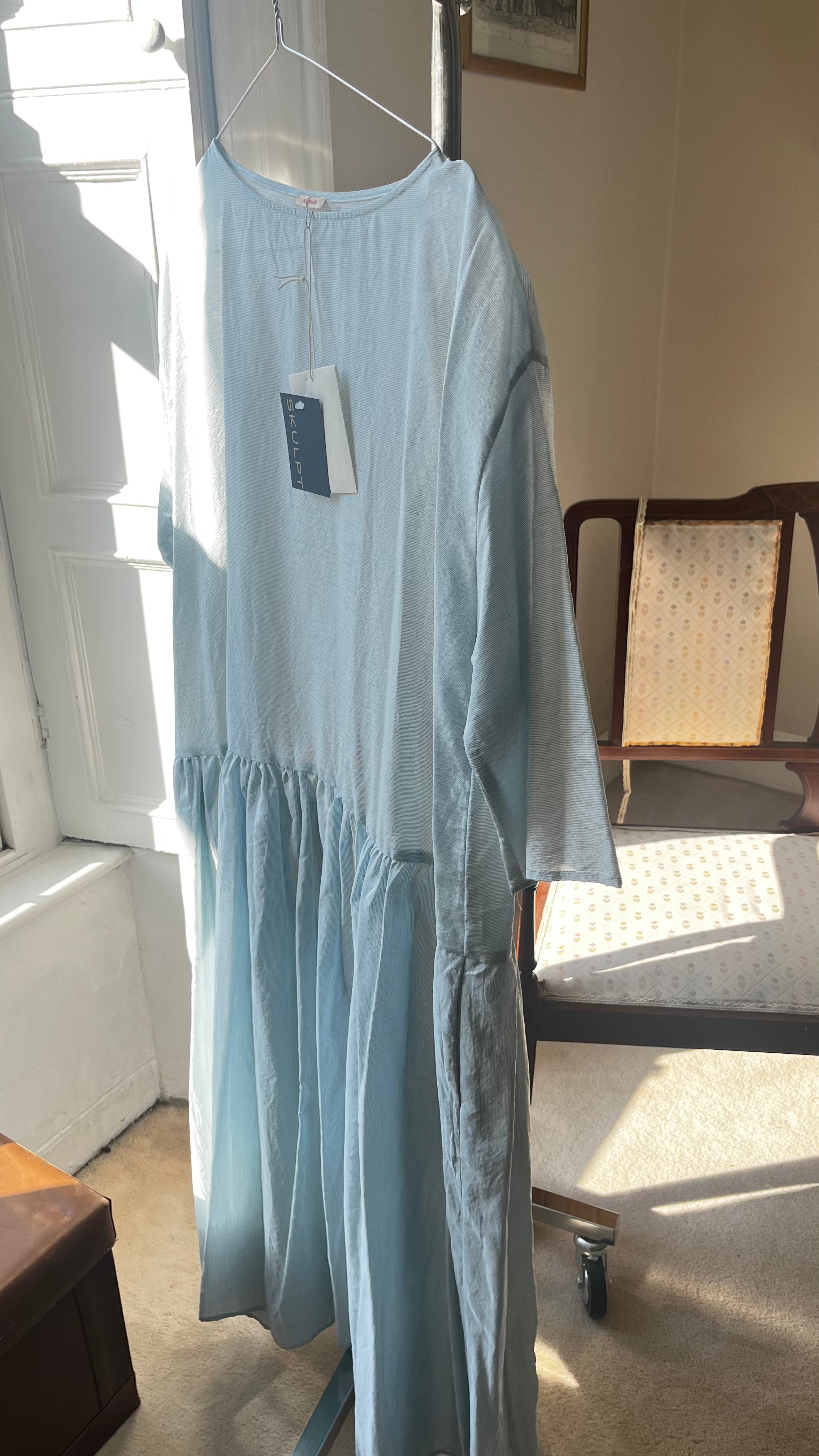 ApuntoB 3/4 Sleeve Dress in Seagreen - SKULPT Dublin