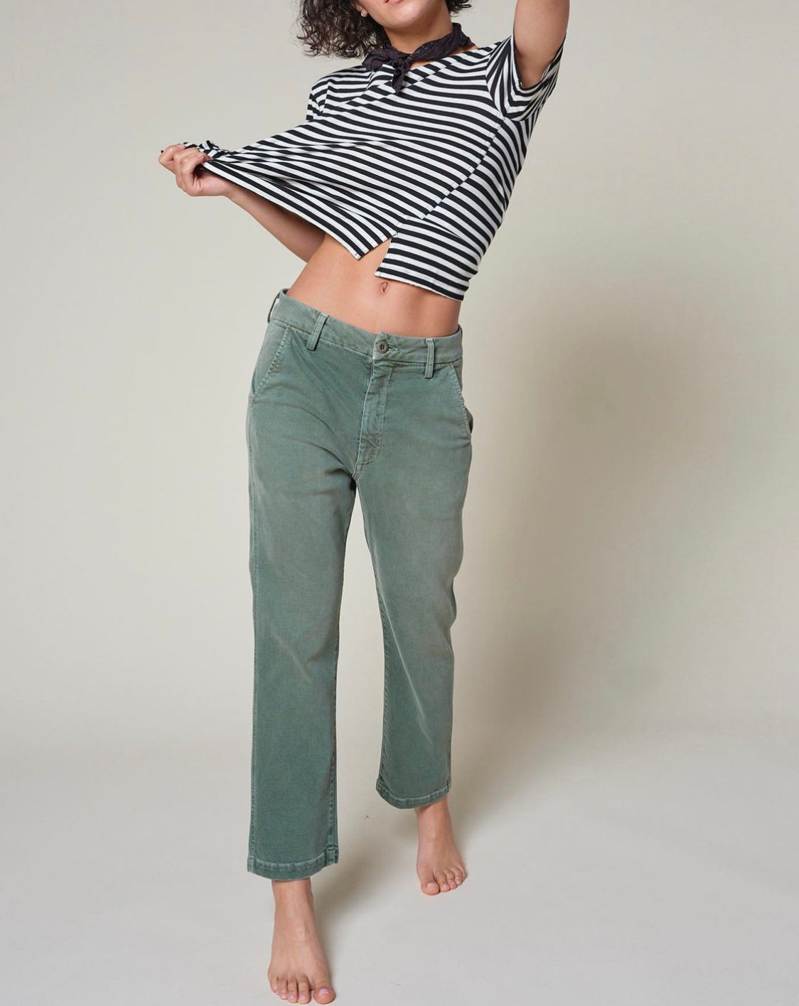 AMO Denim Easy Trouser - Surplus - SKULPT Dublin