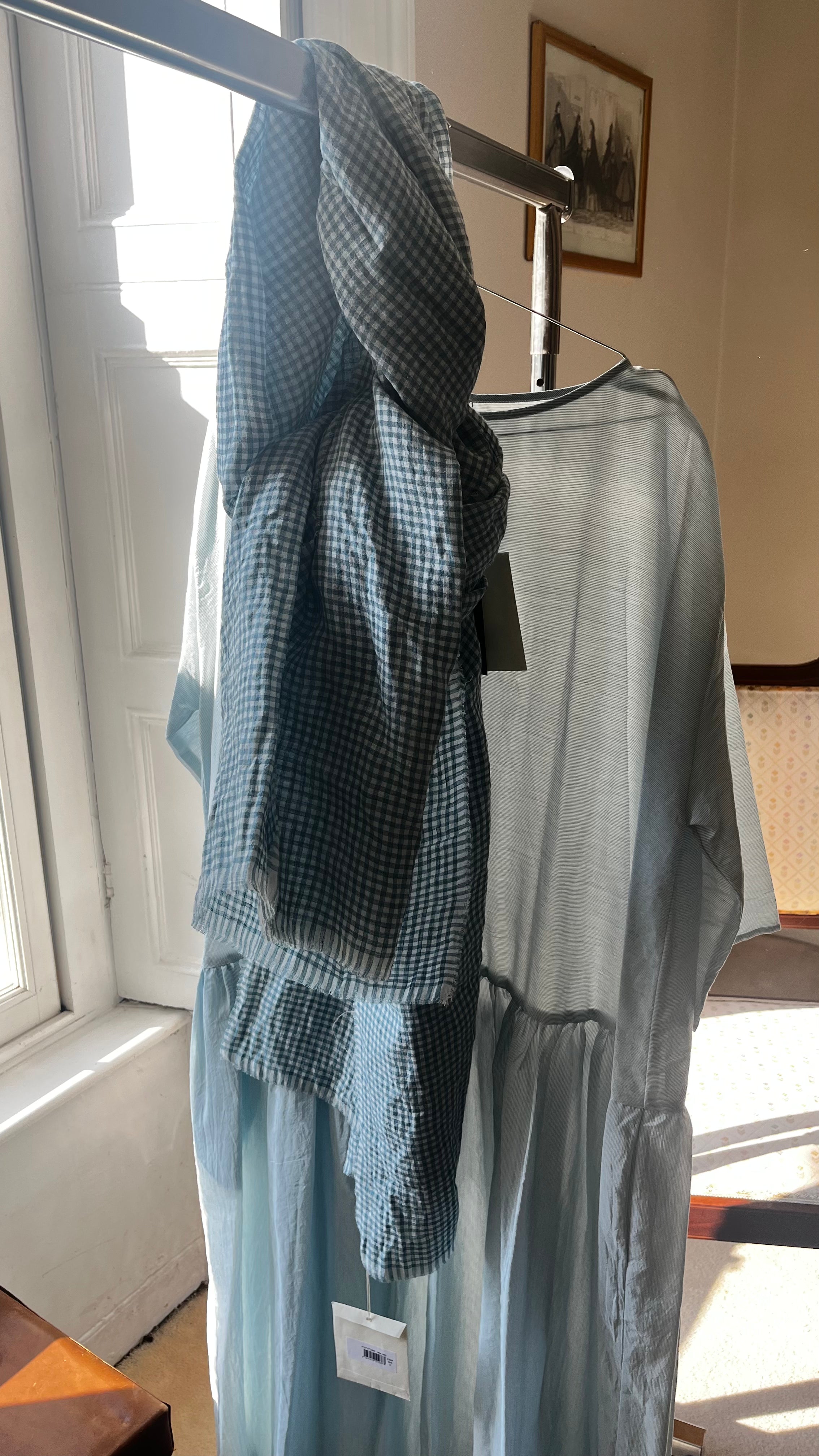 ApuntoB 3/4 Sleeve Dress in Seagreen - SKULPT Dublin