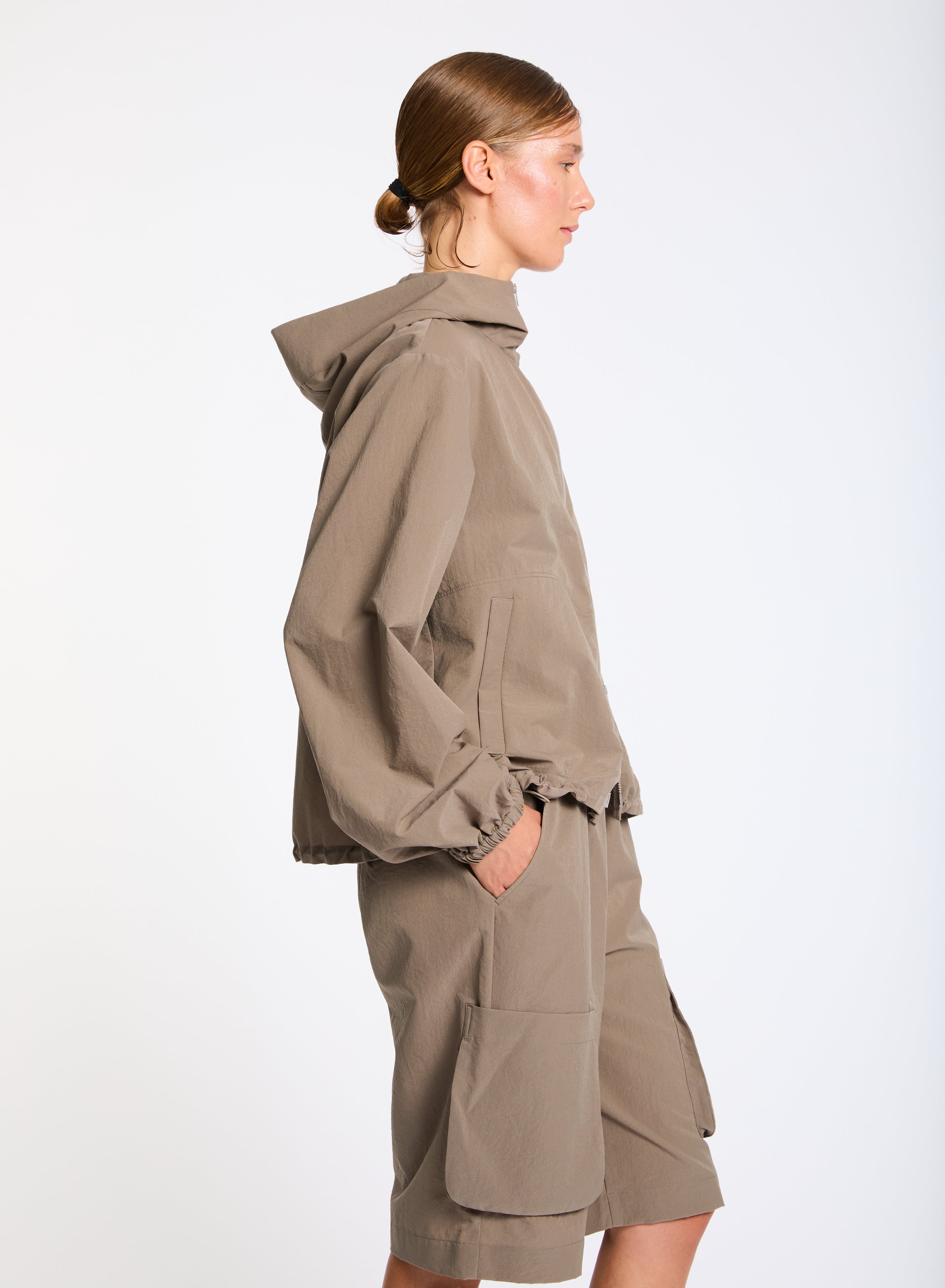 Lis Lareida Athleisure Hoodie Jacket in Navy - SKULPT Dublin