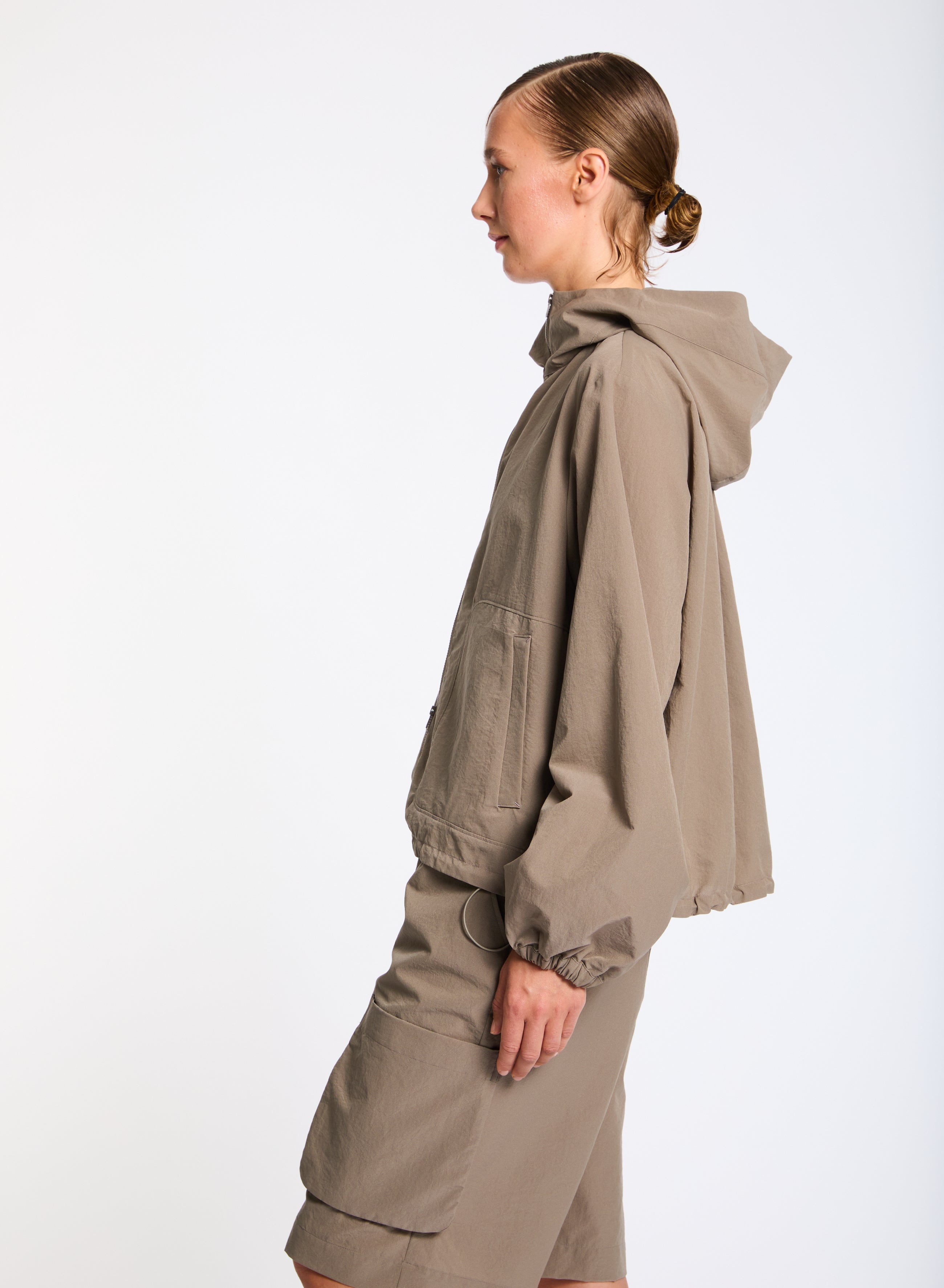 Lis Lareida Athleisure Hoodie Jacket in Navy - SKULPT Dublin