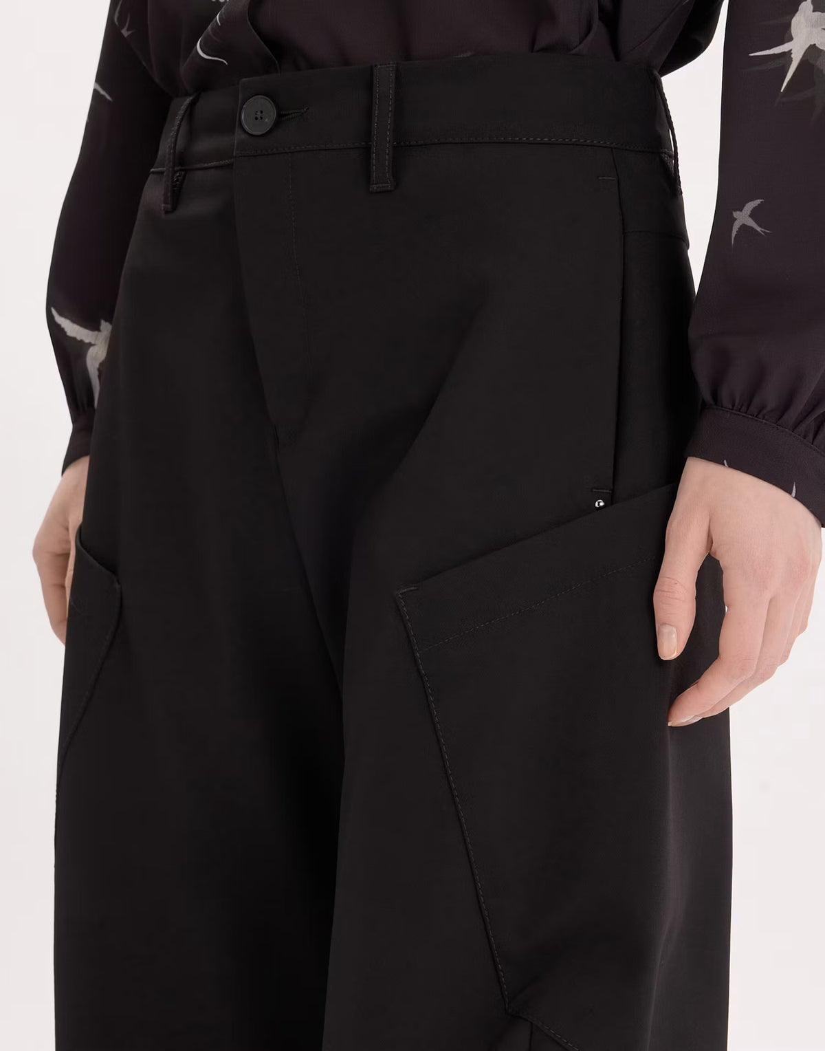HIGH Everyday Couture Greece Navy Trousers - SKULPT Dublin