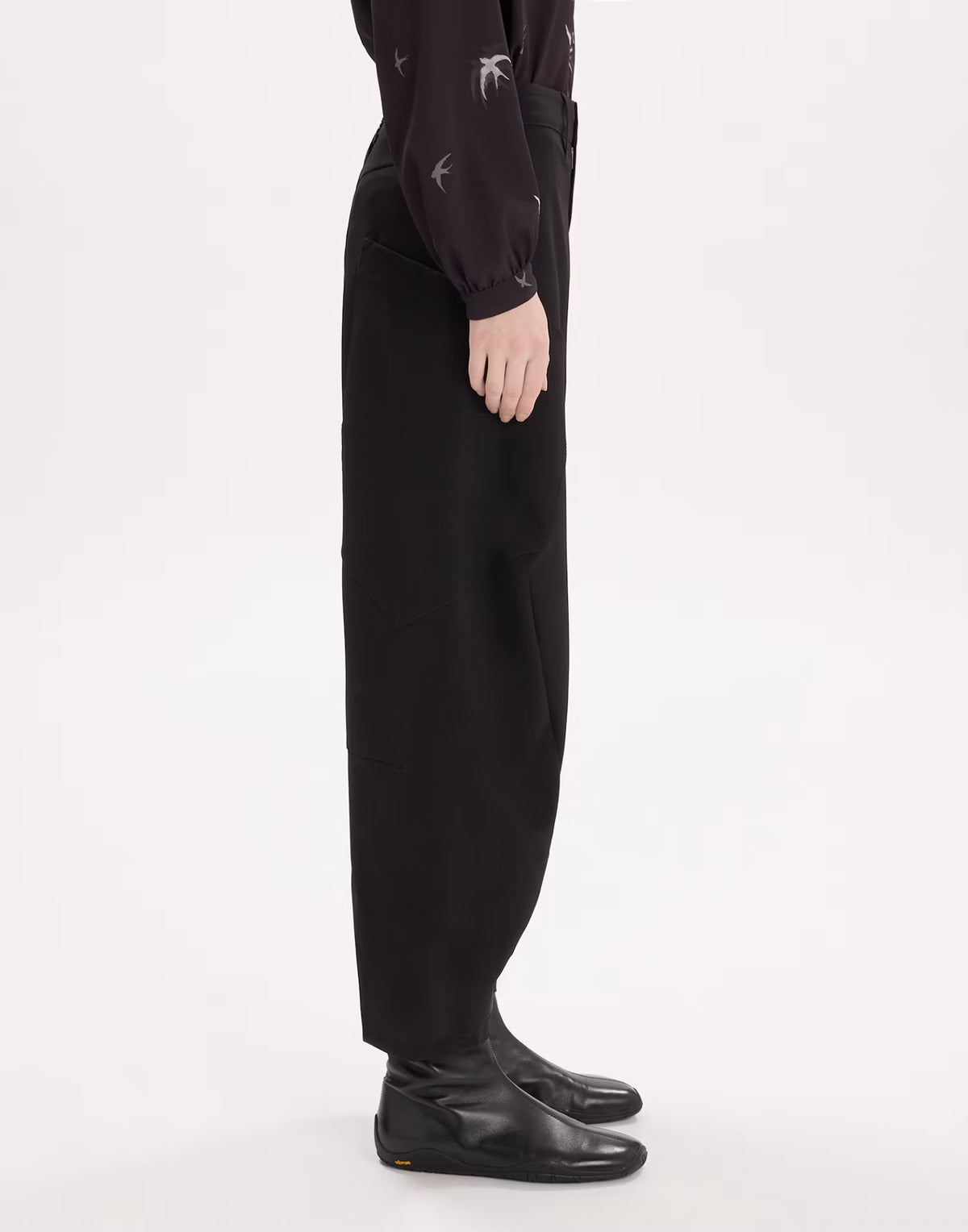HIGH Everyday Couture Greece Navy Trousers - SKULPT Dublin
