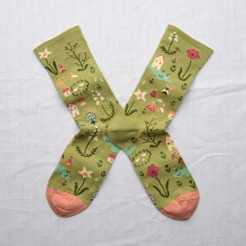 Bonne Maison Socks - Various Colours Patterned - SKULPT Dublin