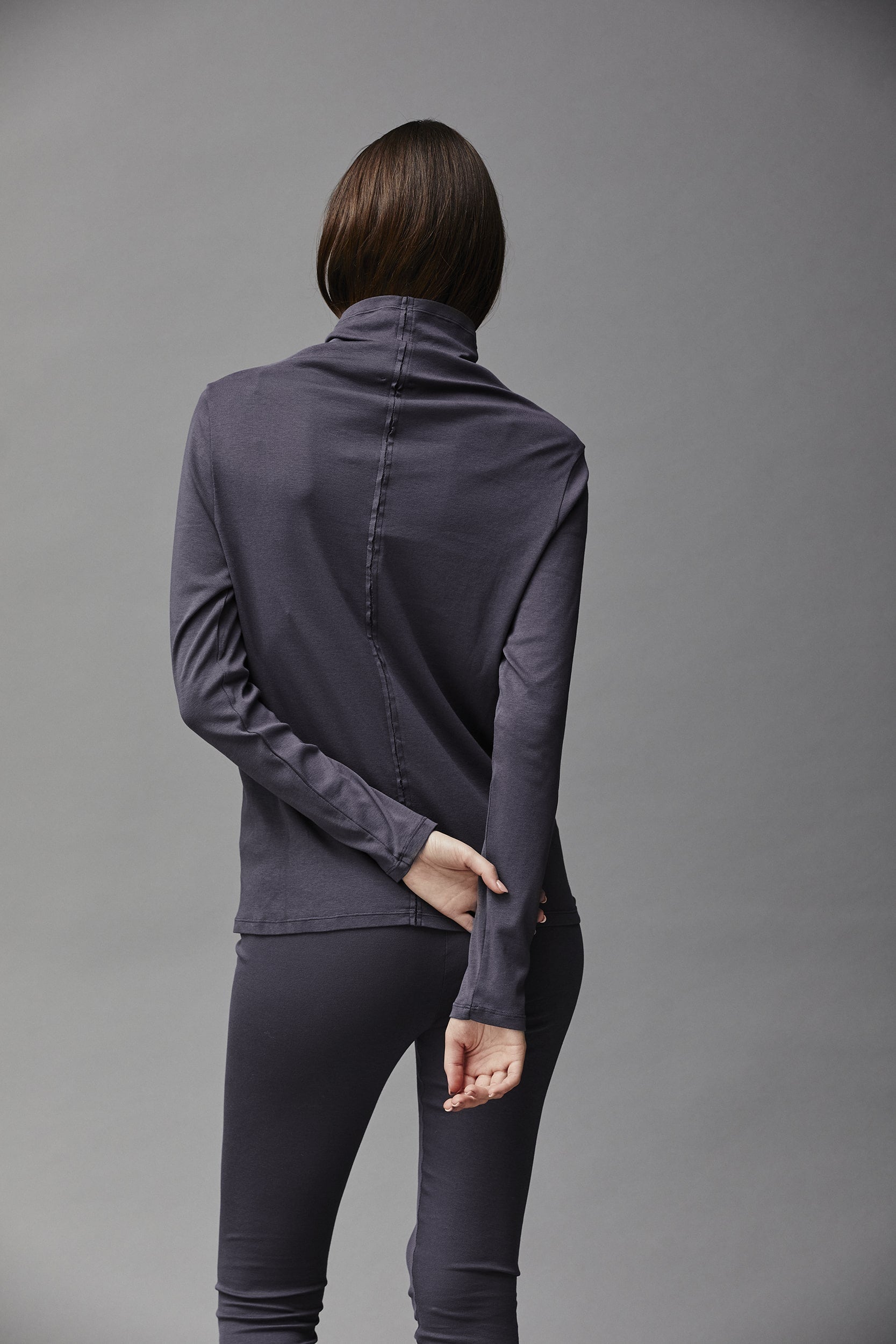 KristenseN Du Nord Long Sleeve Turtleneck Top in Jute - SKULPT Dublin